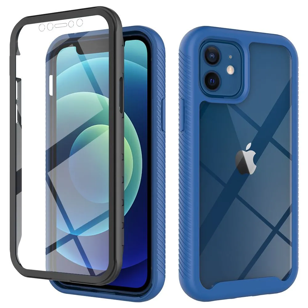 2 IN 1 PHONE CASE FOR IPHONE 12 PRO MAX 6.7INCH (WITH SCREEN PROTECTOR)