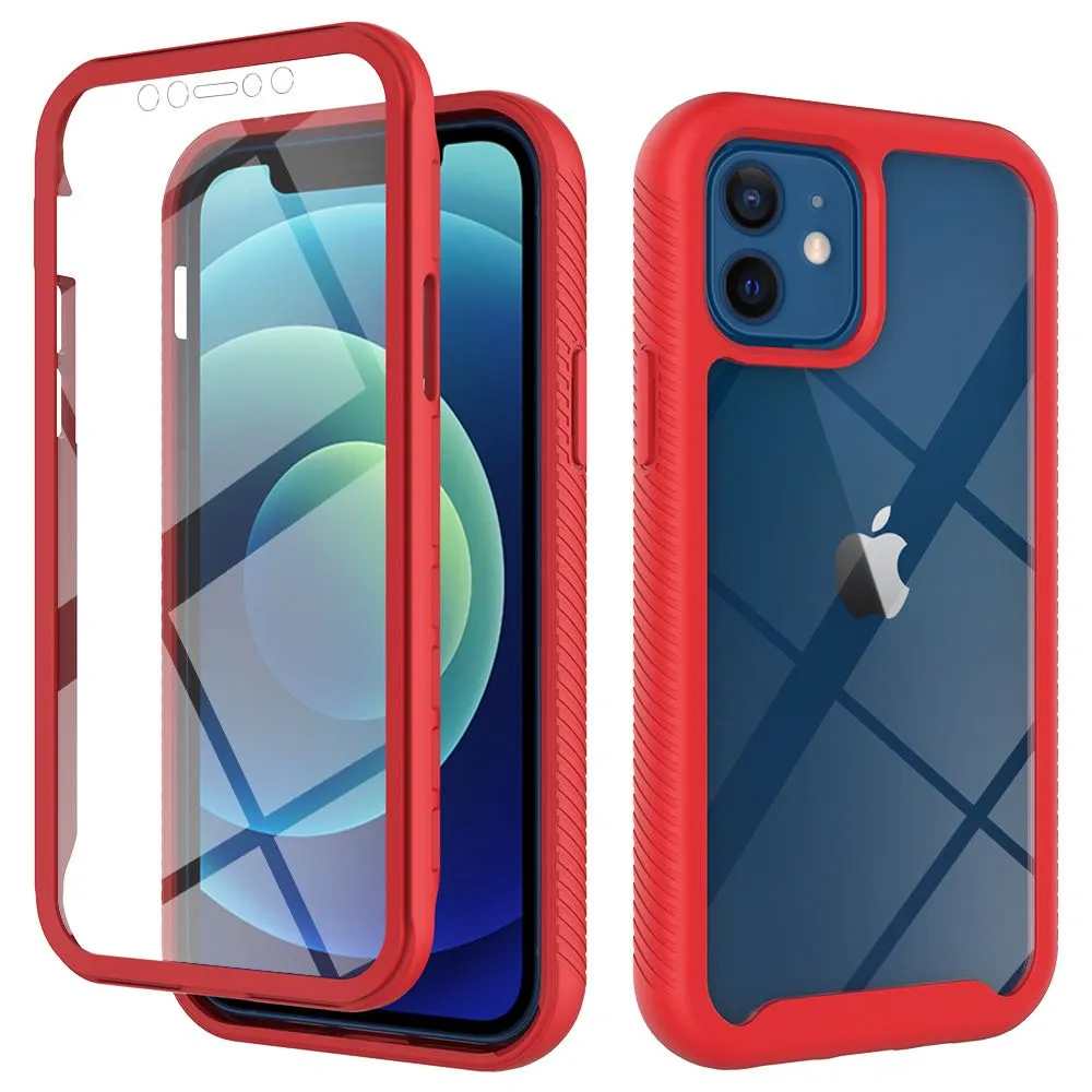 2 IN 1 PHONE CASE FOR IPHONE 12 PRO MAX 6.7INCH (WITH SCREEN PROTECTOR)