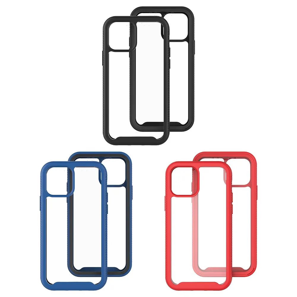 2 IN 1 PHONE CASE FOR IPHONE 12 PRO MAX 6.7INCH (WITH SCREEN PROTECTOR)