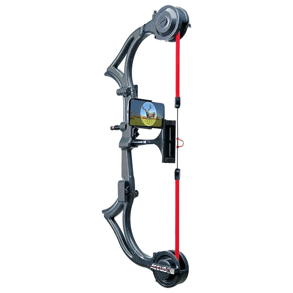 AccuBow 2.0 Carbon Fiber Virtual Archery Training Bundle Package - Silver