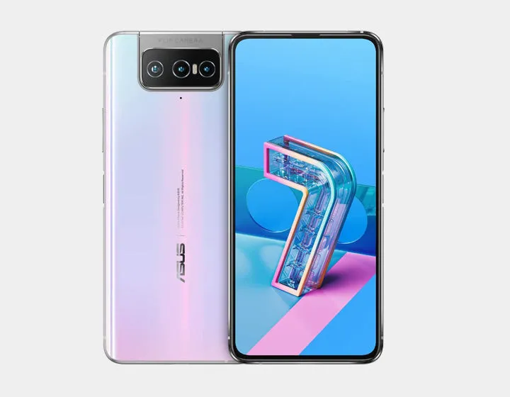 ASUS Zenfone 7 Pro ZS671KS 5G Dual-SIM 256GB   8GB RAM Unlocked - Pastel White