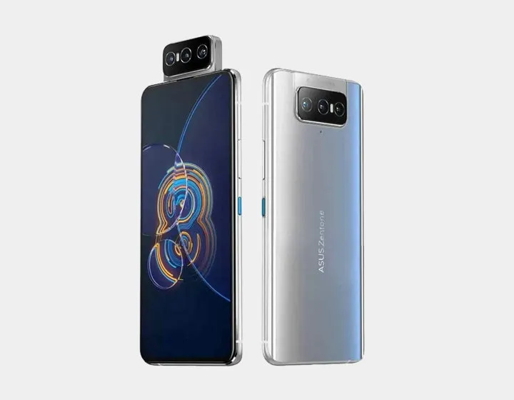 Asus Zenfone 8 Flip ZS672KS 5G Dual 128GB 8GB RAM GSM Unlocked - Silver
