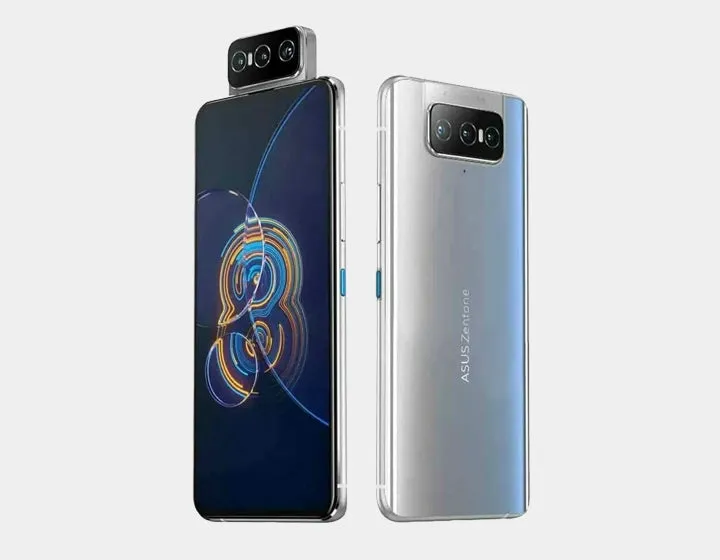 Asus Zenfone 8 Flip ZS672KS 5G Dual 256GB 8GB RAM GSM Unlocked - Silver