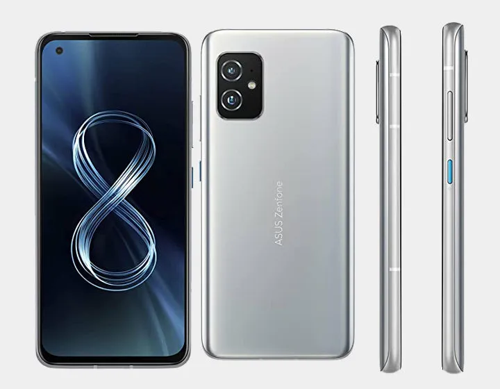 Asus Zenfone 8 ZS590KS 5G Dual 128GB 8GB RAM GSM Unlocked - Silver