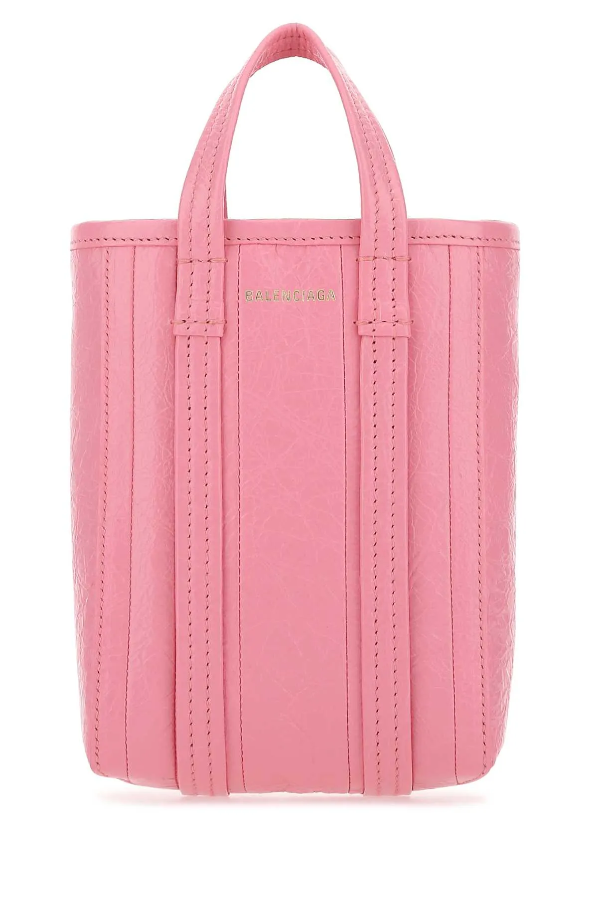 Balenciaga Barbes Striped Phone Holder