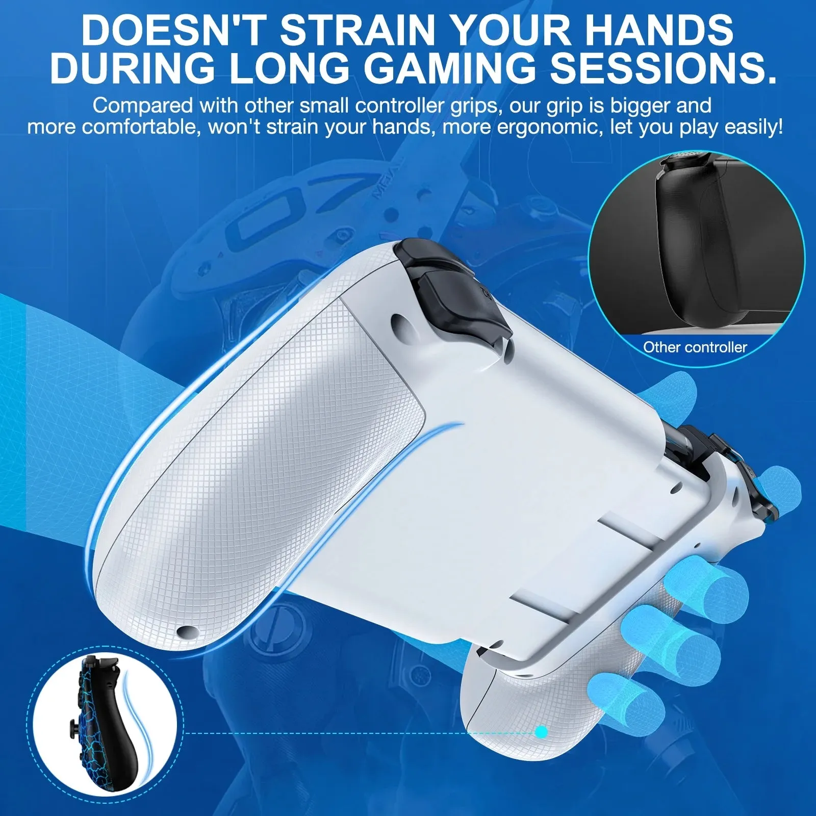 Beboncool Mobile Gaming Controller for Android /IPhone, Wireless Gamepad Designed for Xbox Game Pass Ultimate, Steam Link, Arcade, GeForce Now, White