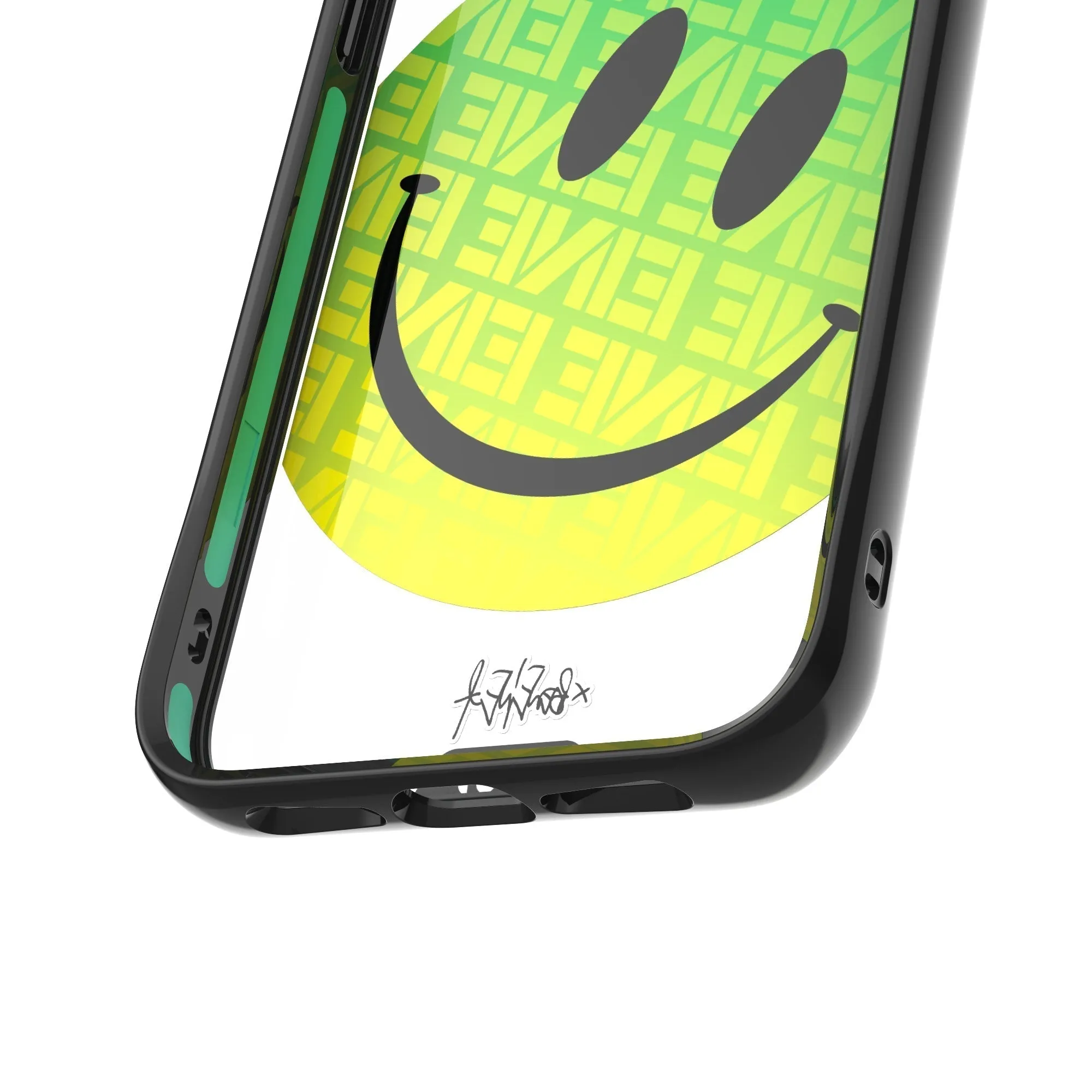 Ben Eine Green Smiley Printed Phone Case