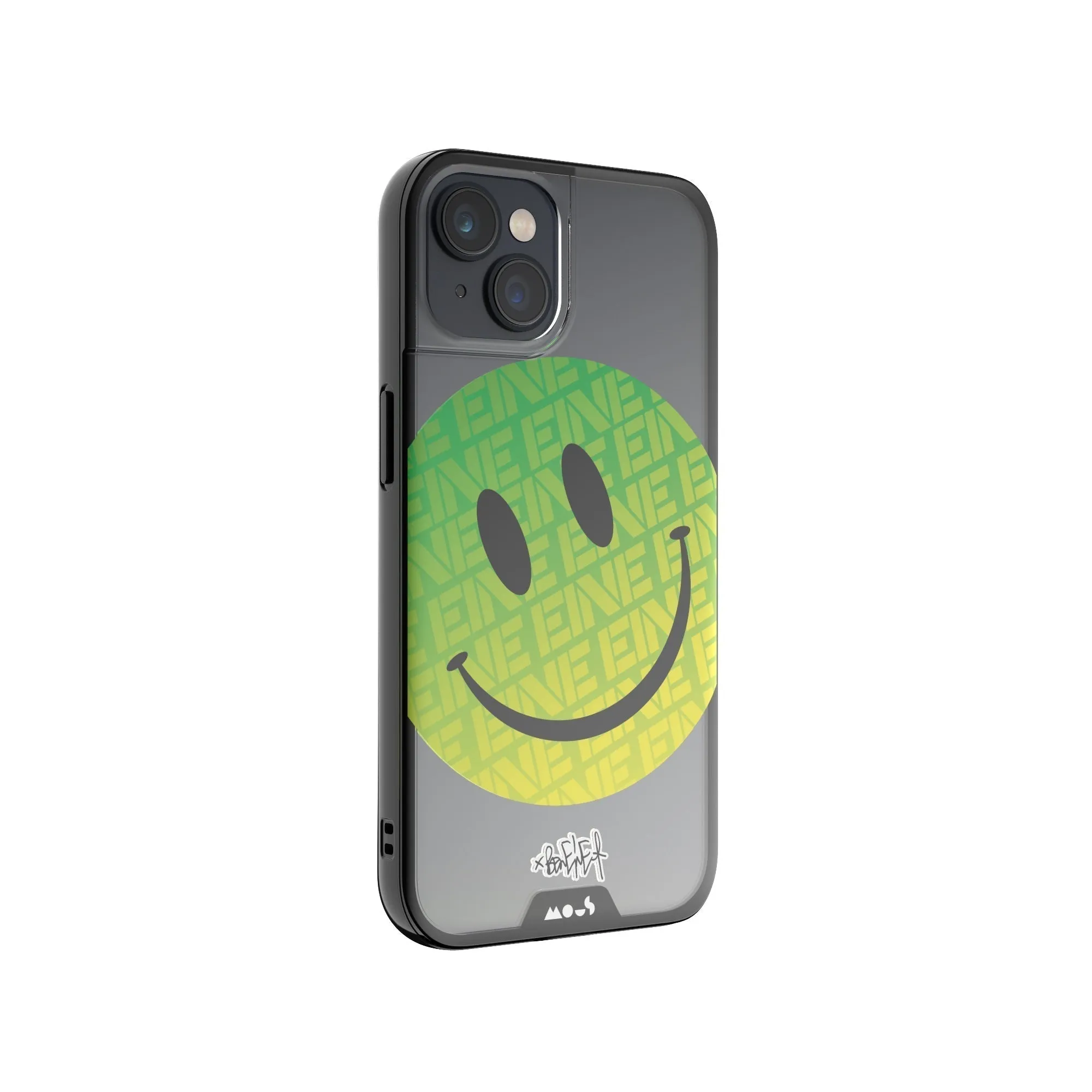 Ben Eine Green Smiley Printed Phone Case