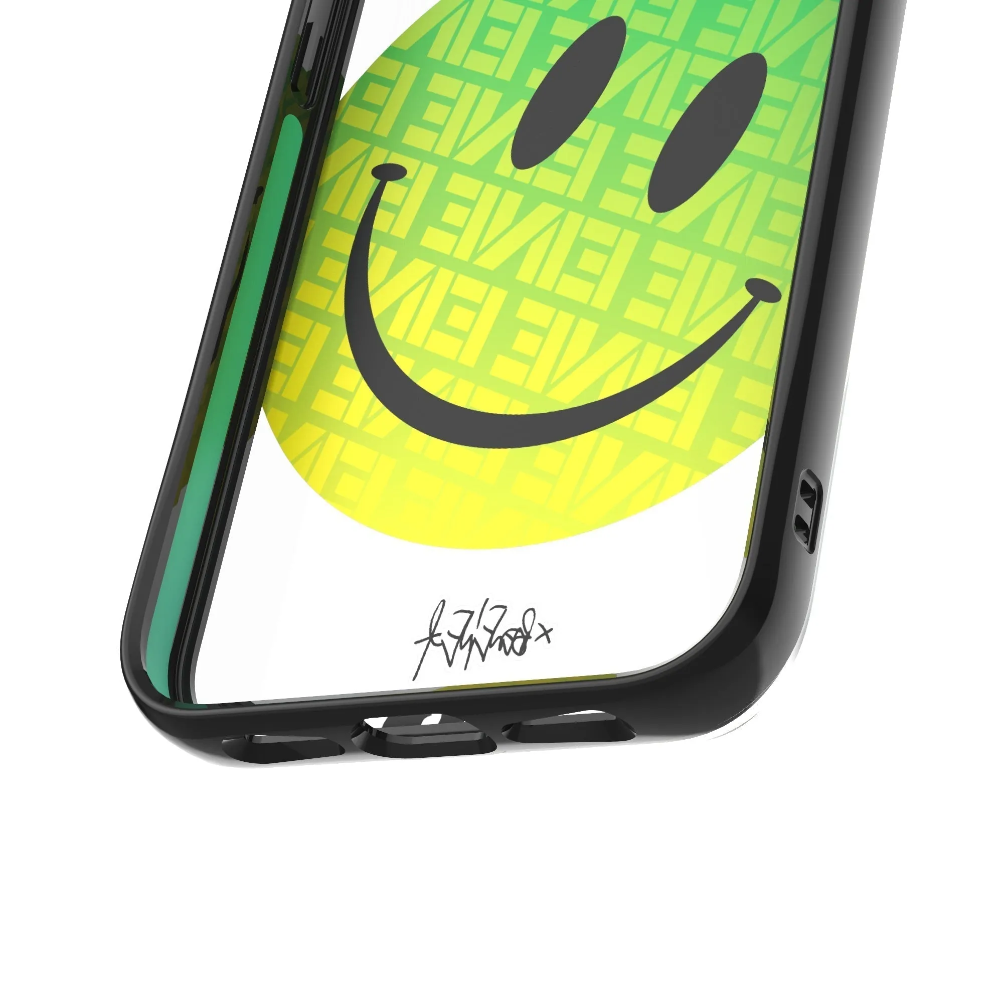 Ben Eine Green Smiley Printed Phone Case
