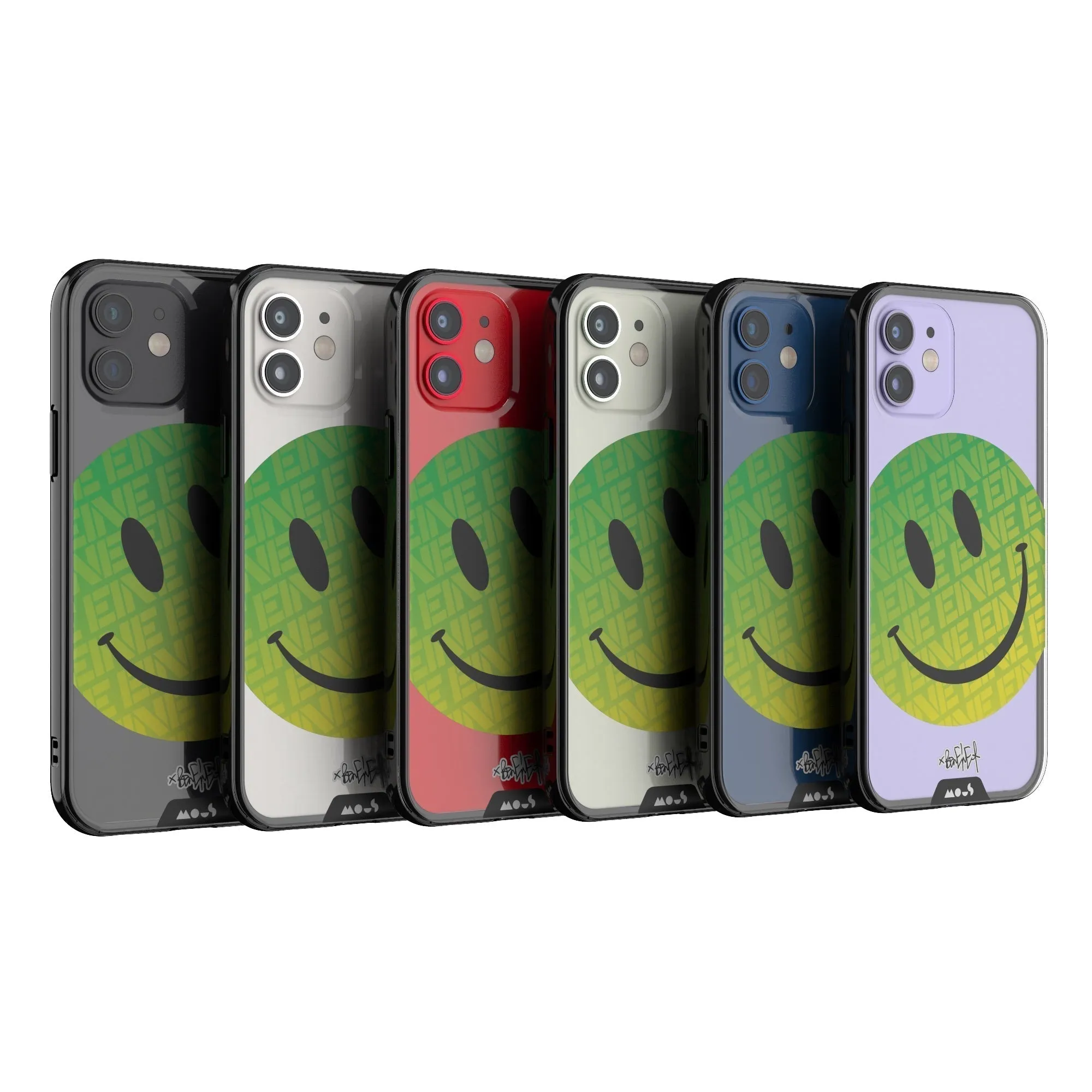 Ben Eine Green Smiley Printed Phone Case