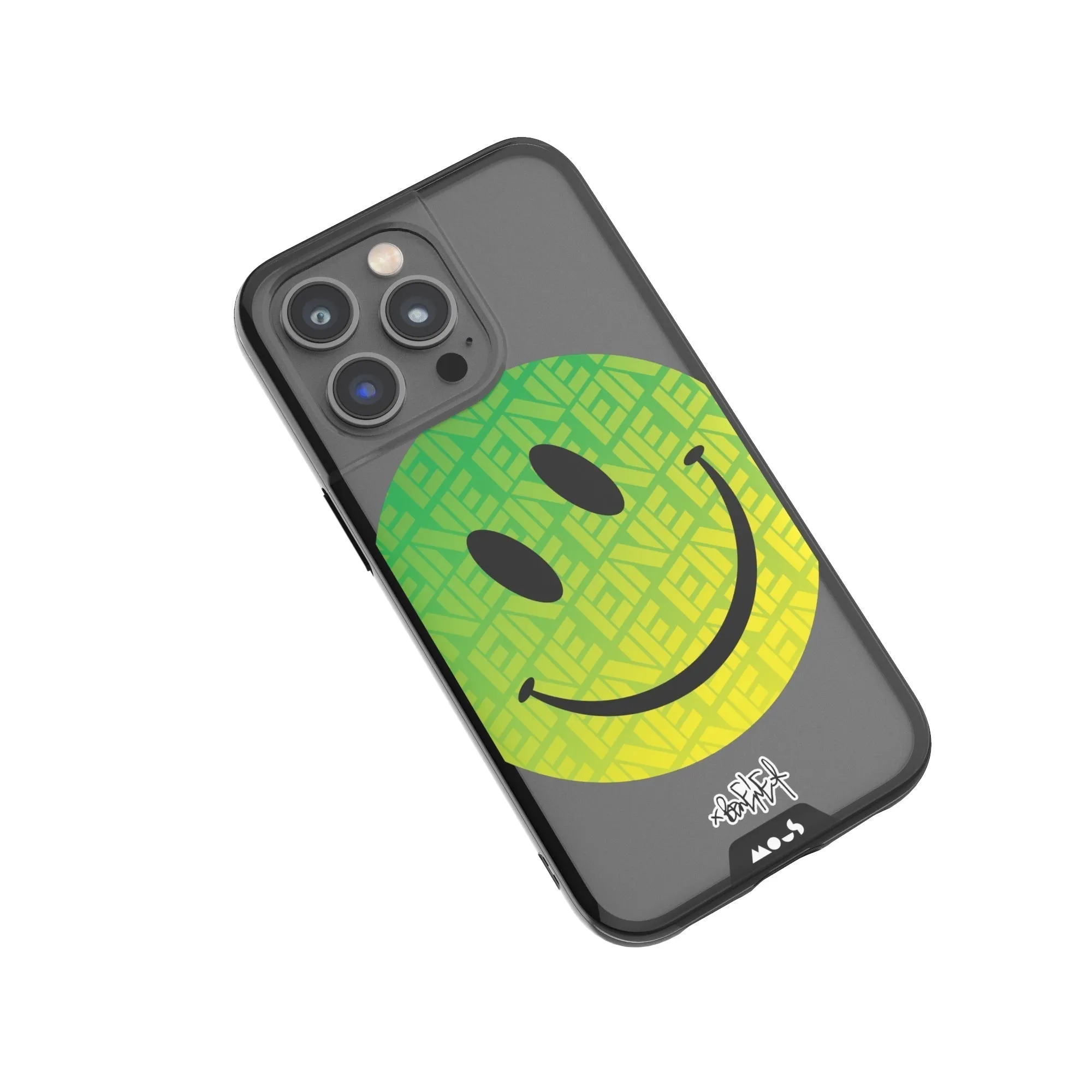 Ben Eine Green Smiley Printed Phone Case