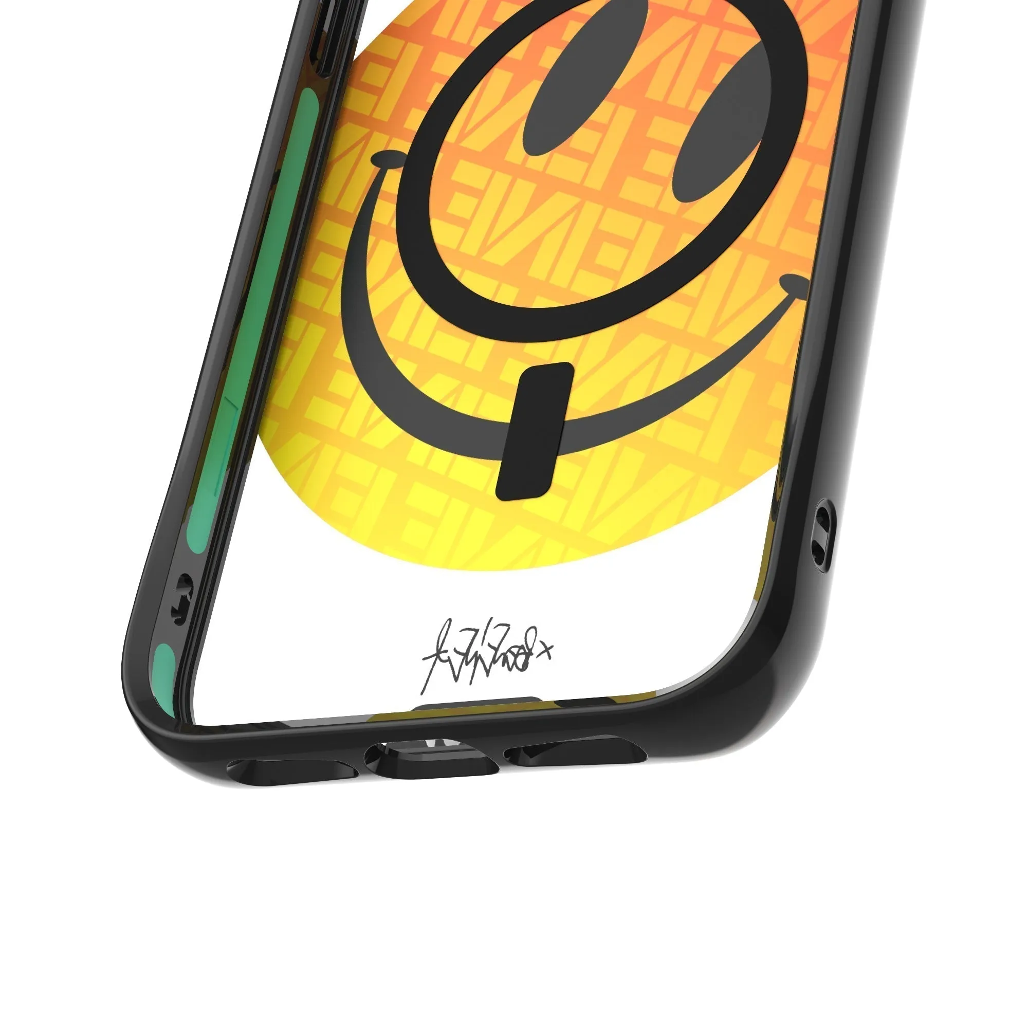 Ben Eine Orange Smiley MagSafe® Compatible Phone Case