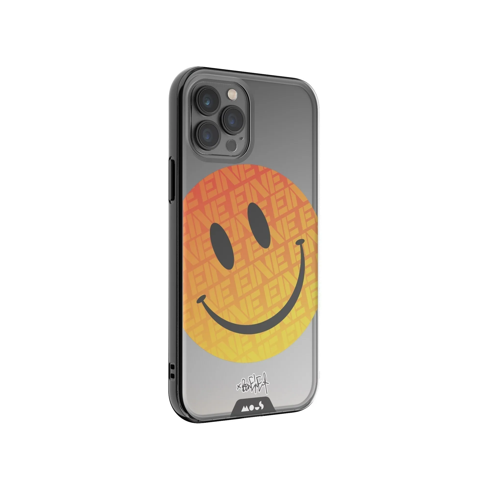 Ben Eine Orange Smiley Printed Phone Case