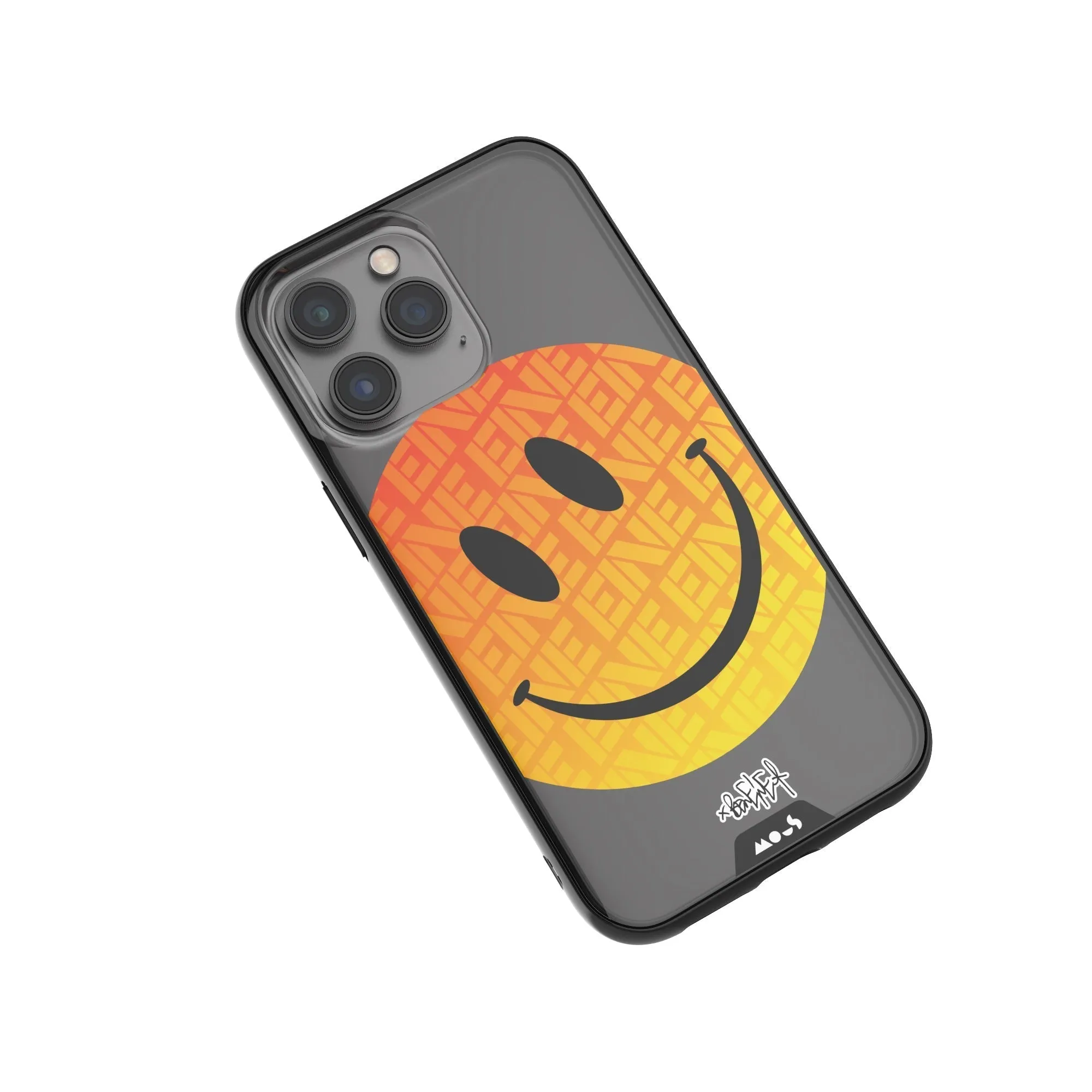 Ben Eine Orange Smiley Printed Phone Case