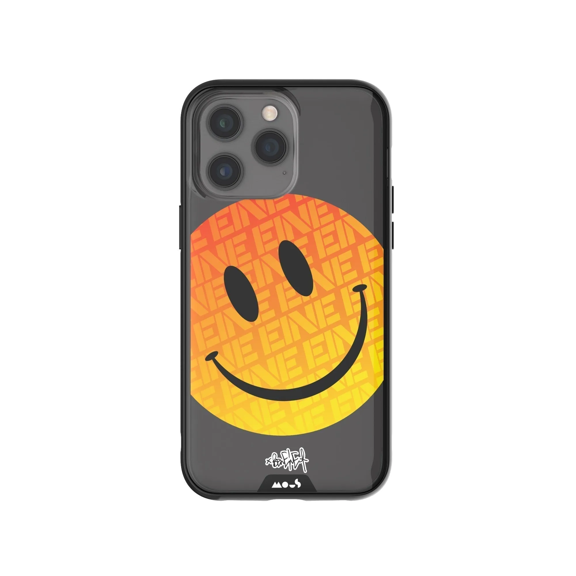 Ben Eine Orange Smiley Printed Phone Case