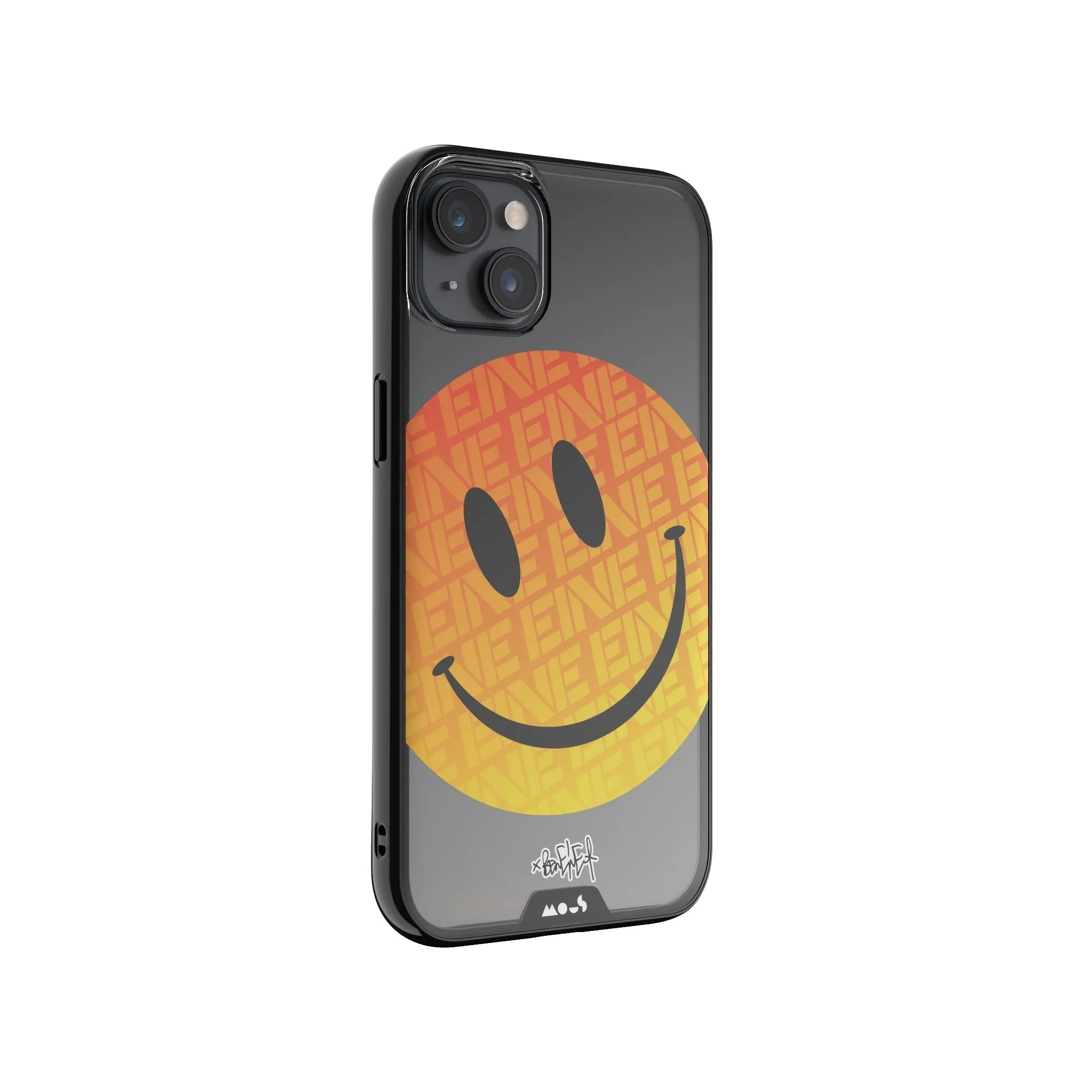 Ben Eine Orange Smiley Printed Phone Case