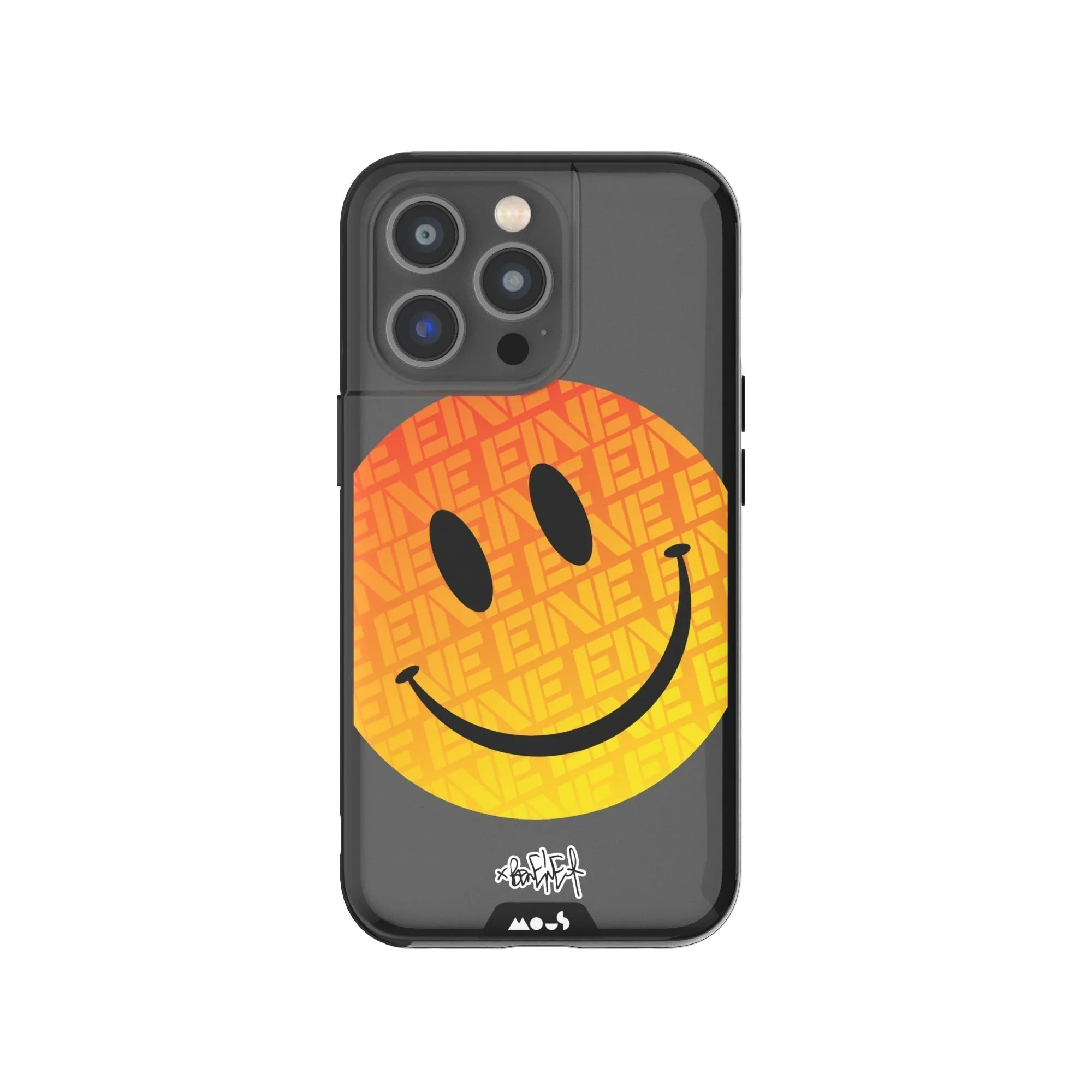 Ben Eine Orange Smiley Printed Phone Case