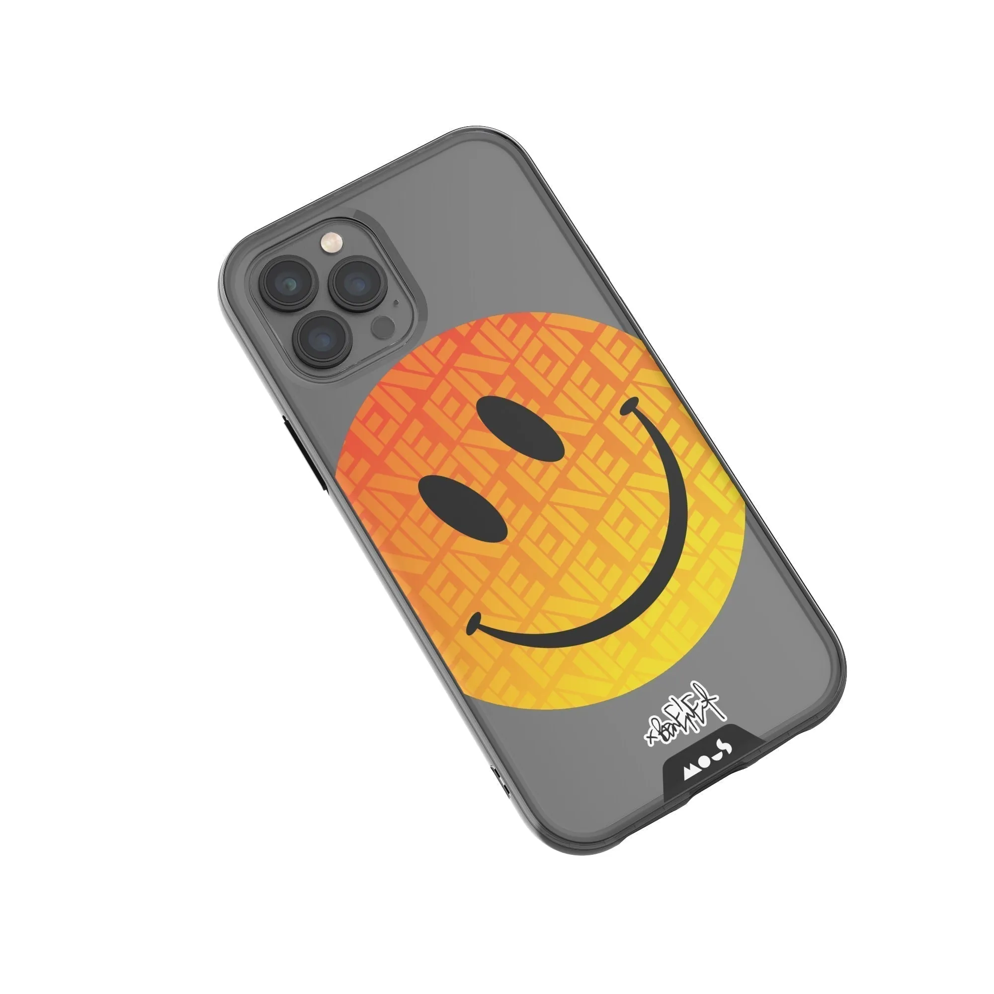 Ben Eine Orange Smiley Printed Phone Case