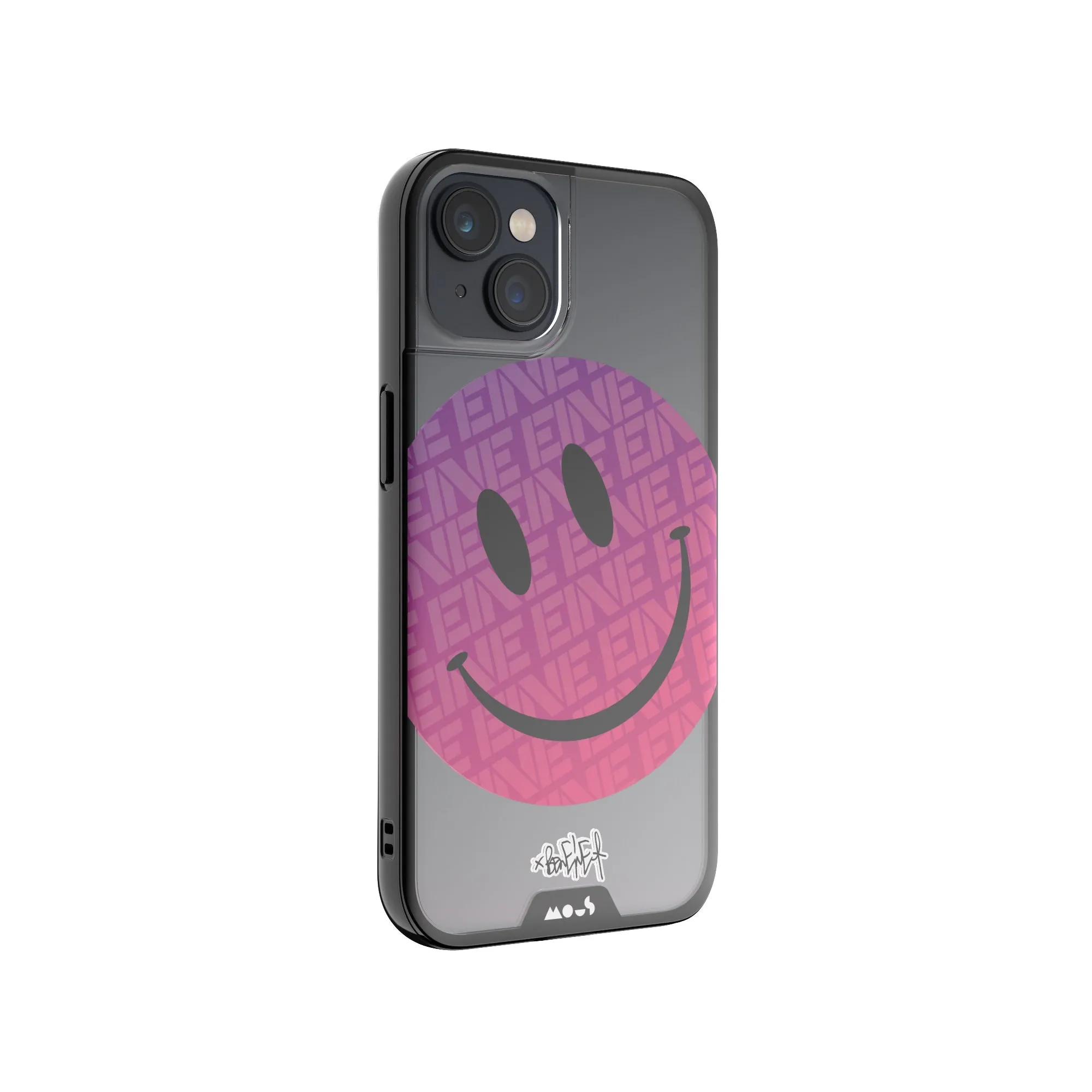 Ben Eine Pink Smiley Printed Phone Case