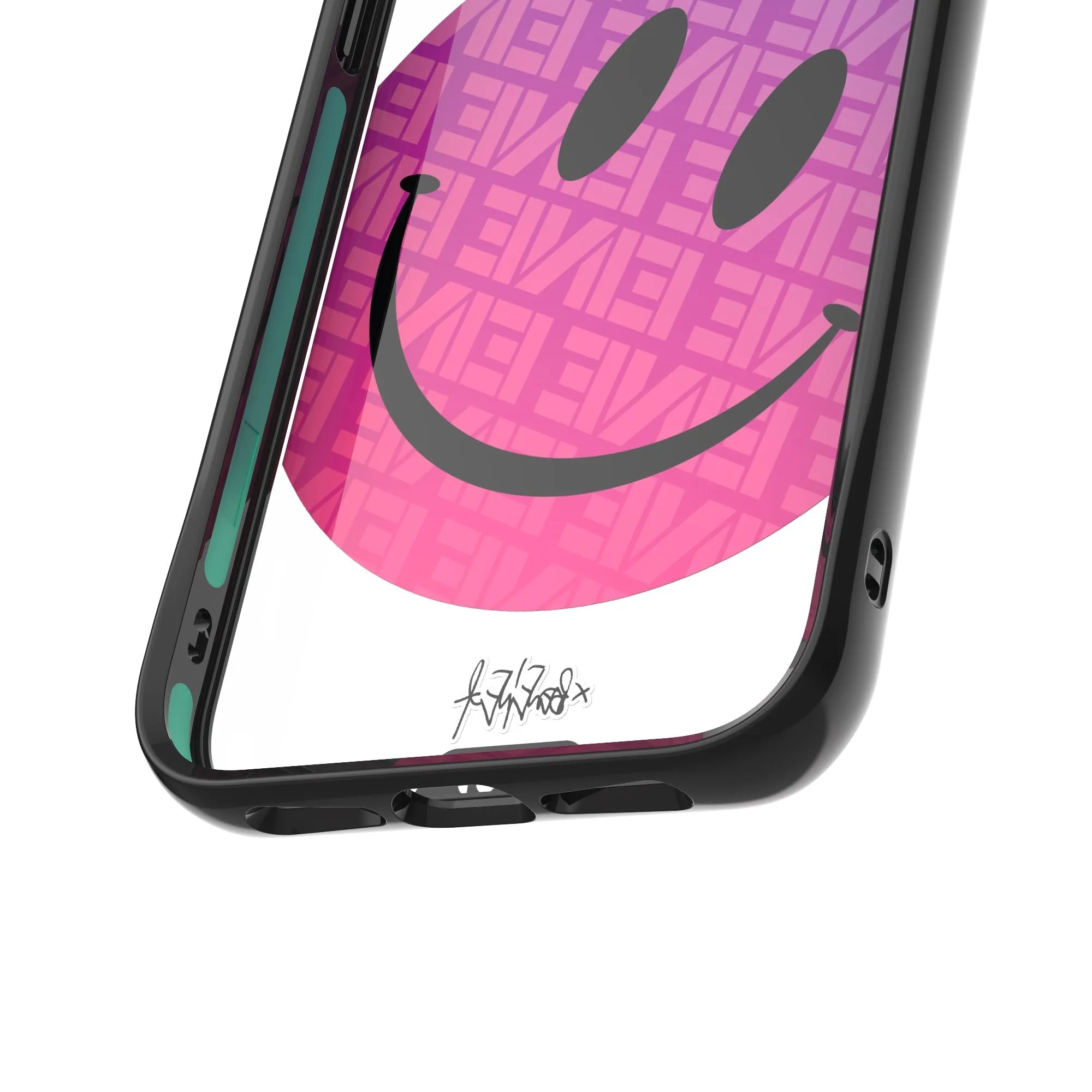Ben Eine Pink Smiley Printed Phone Case