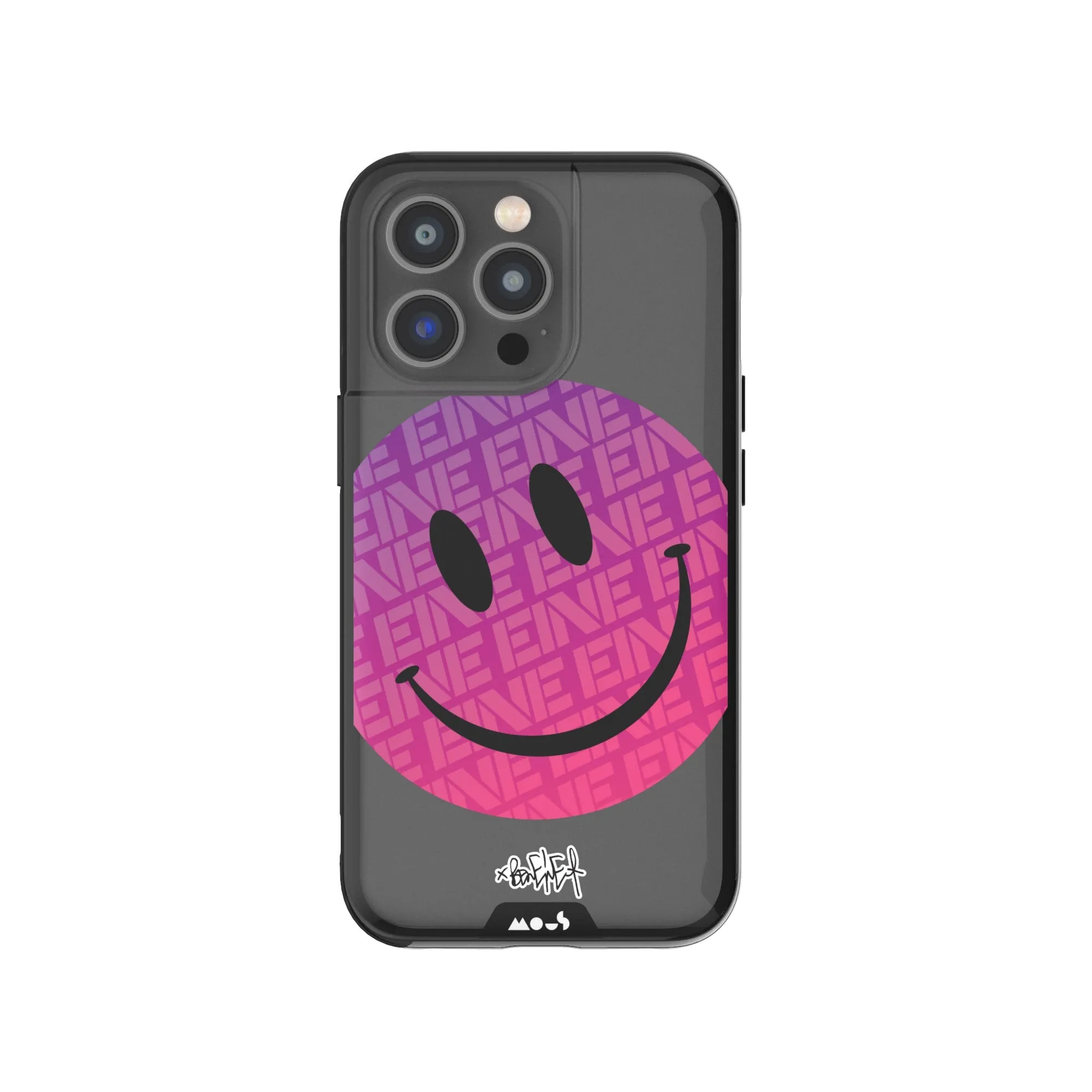 Ben Eine Pink Smiley Printed Phone Case