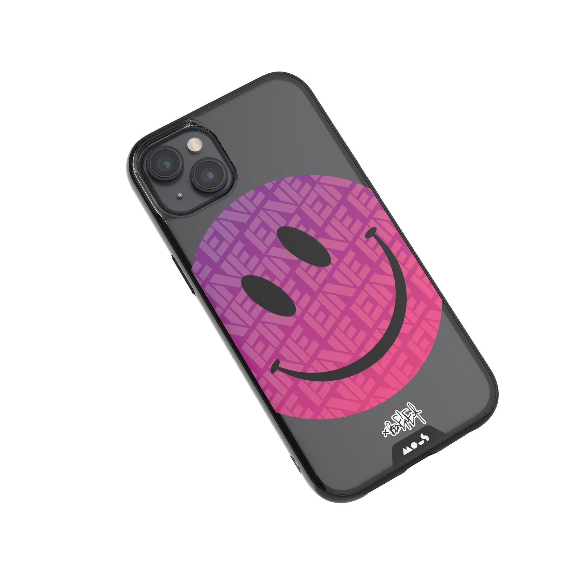 Ben Eine Pink Smiley Printed Phone Case