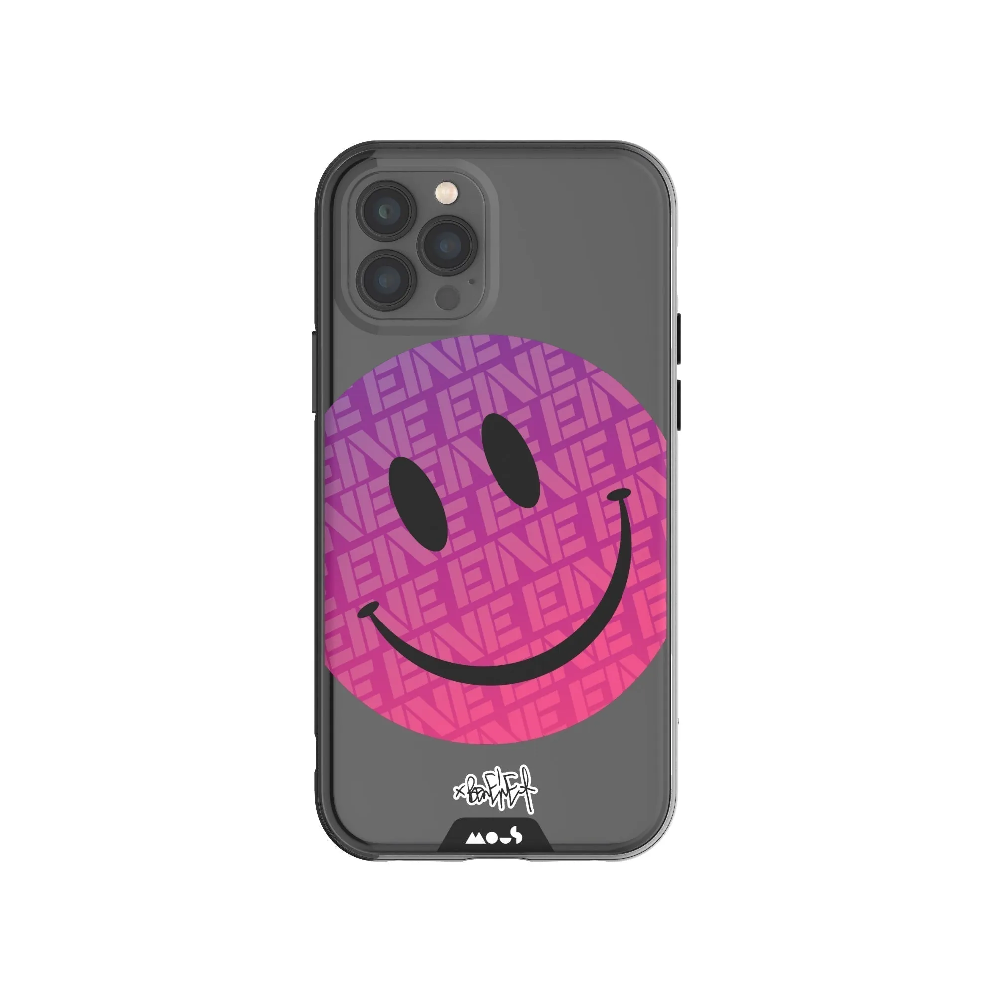 Ben Eine Pink Smiley Printed Phone Case