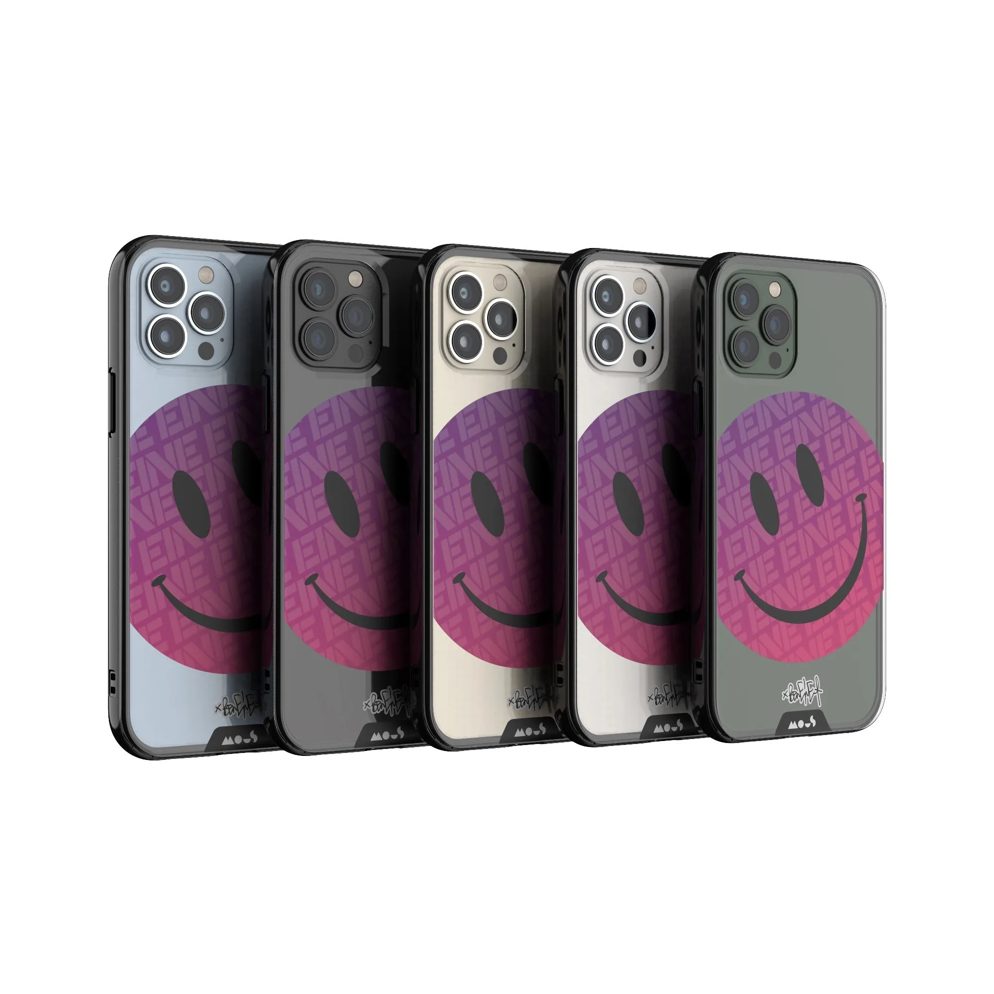 Ben Eine Pink Smiley Printed Phone Case