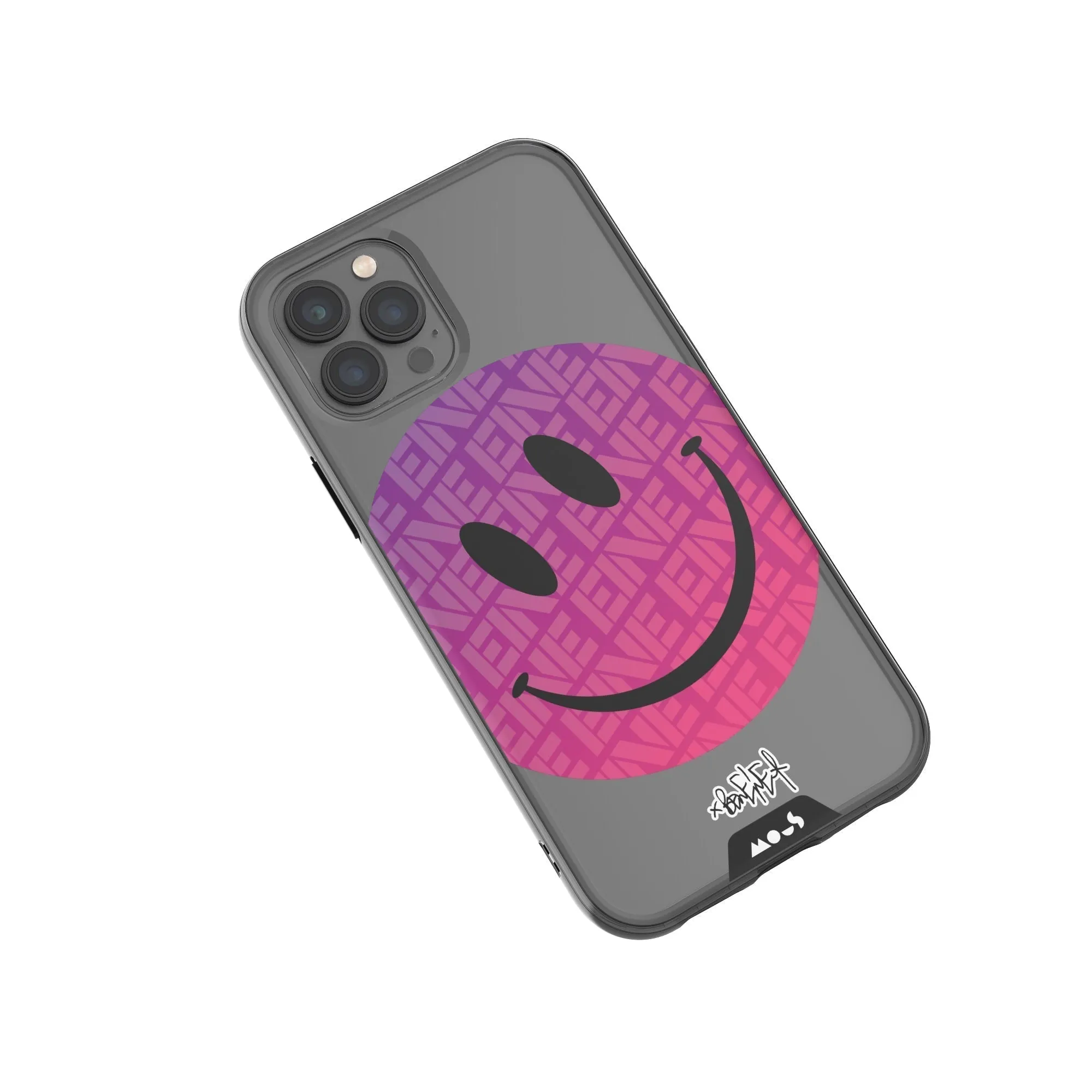 Ben Eine Pink Smiley Printed Phone Case