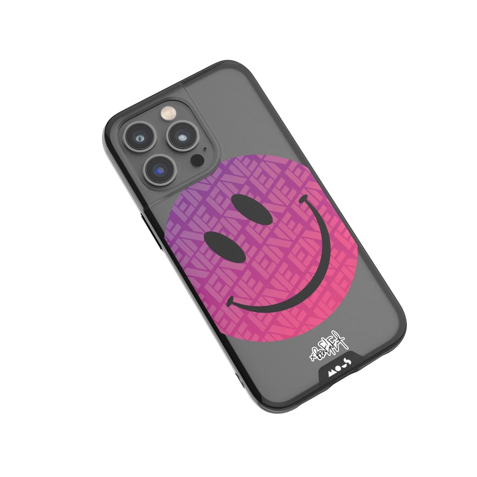 Ben Eine Pink Smiley Printed Phone Case
