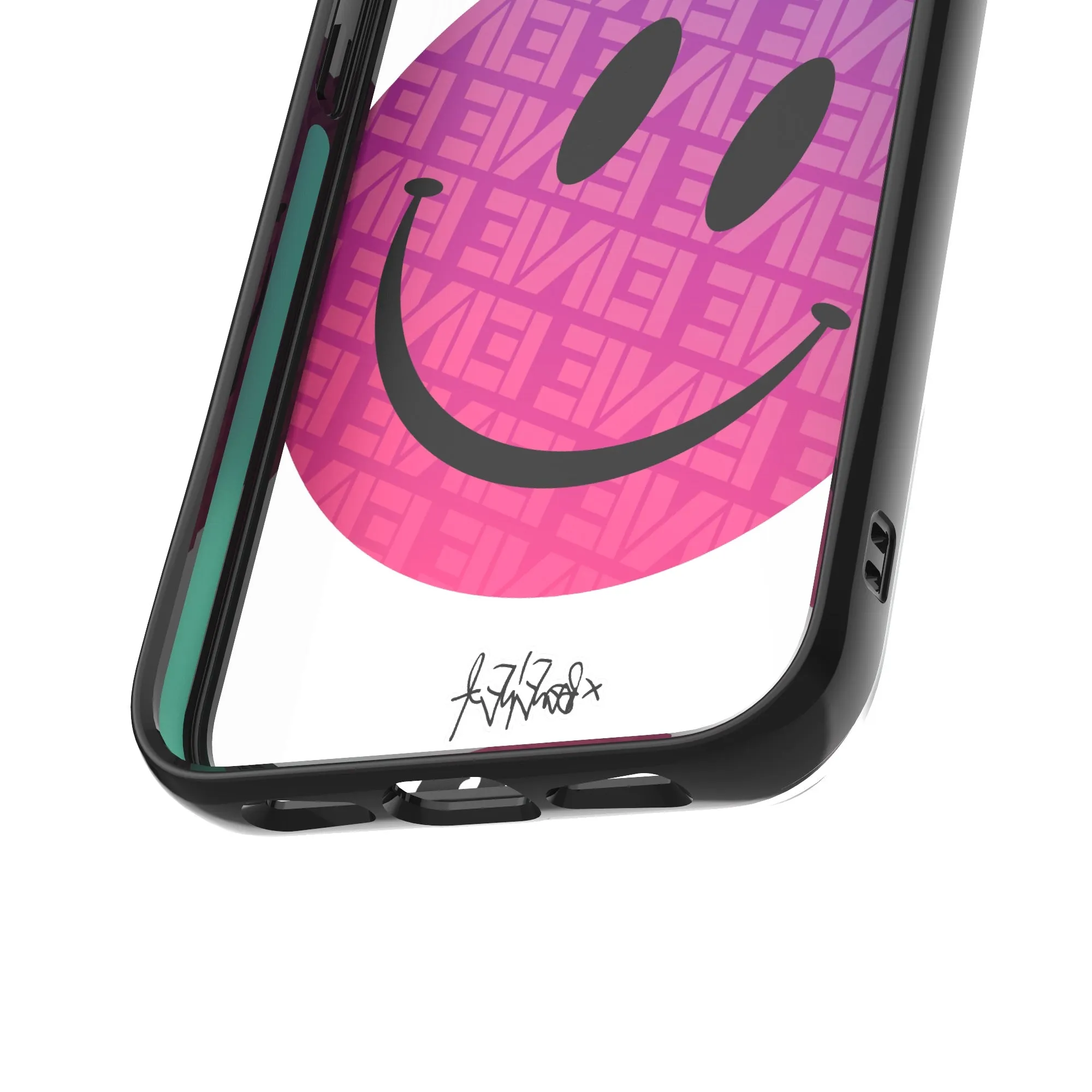 Ben Eine Pink Smiley Printed Phone Case