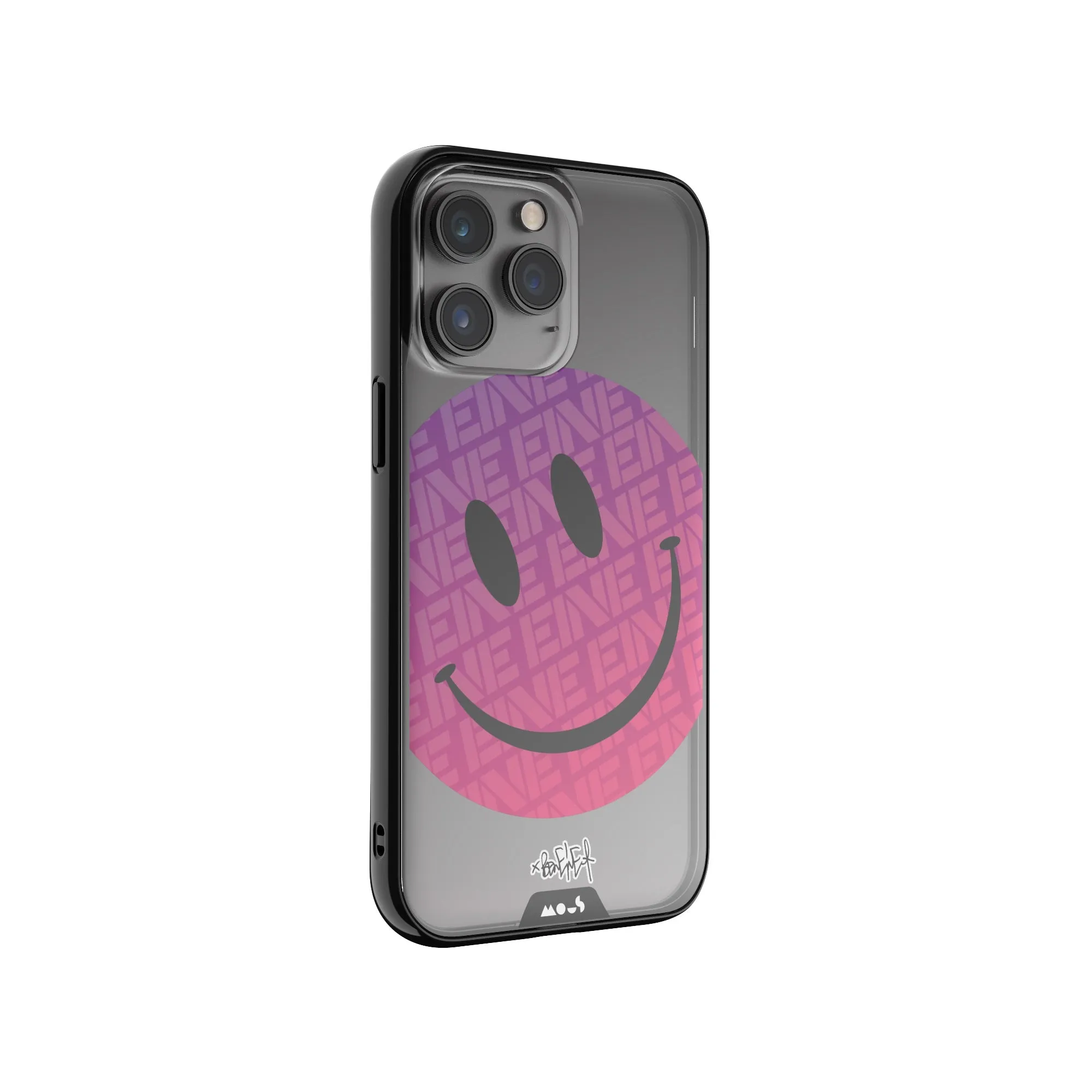 Ben Eine Pink Smiley Printed Phone Case