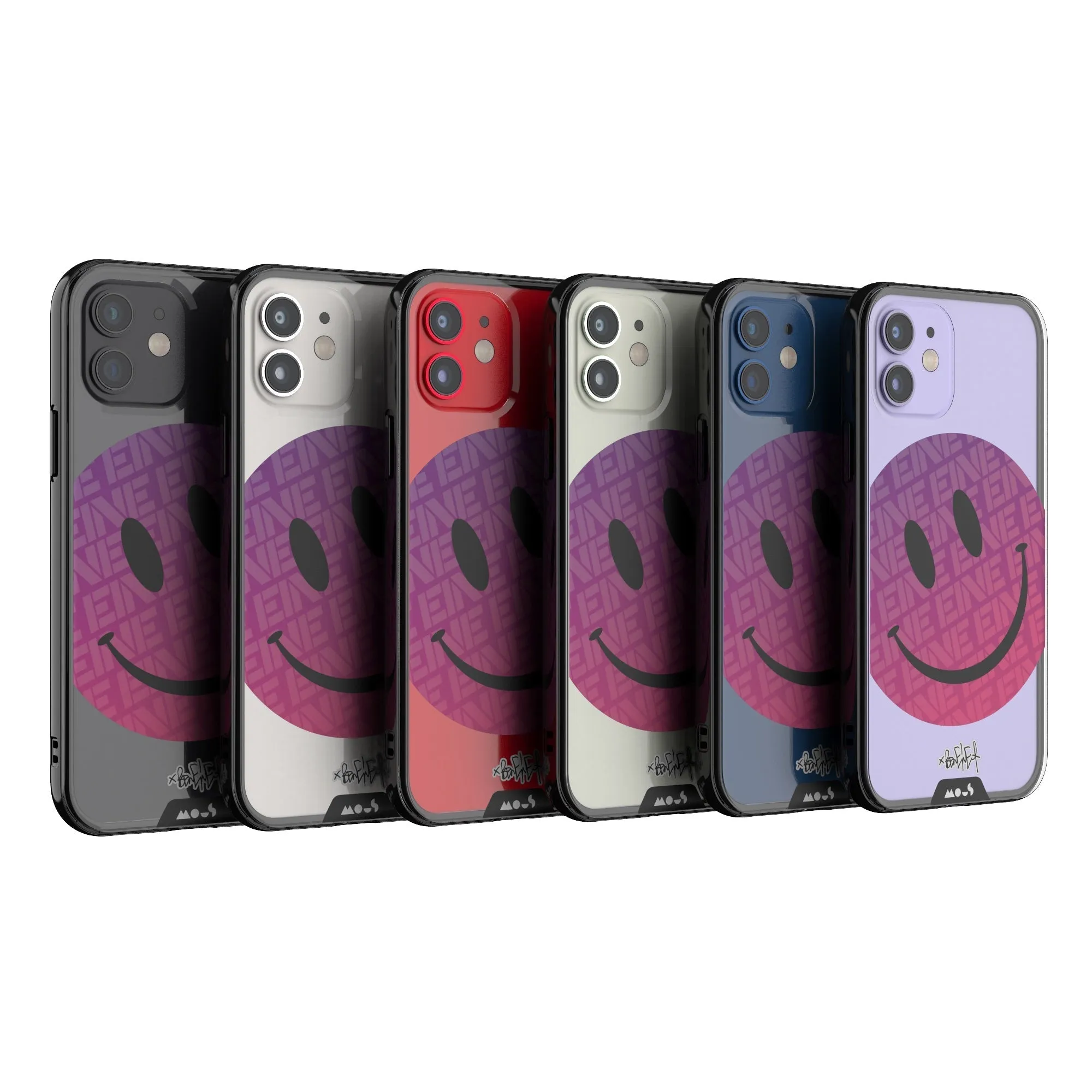 Ben Eine Pink Smiley Printed Phone Case