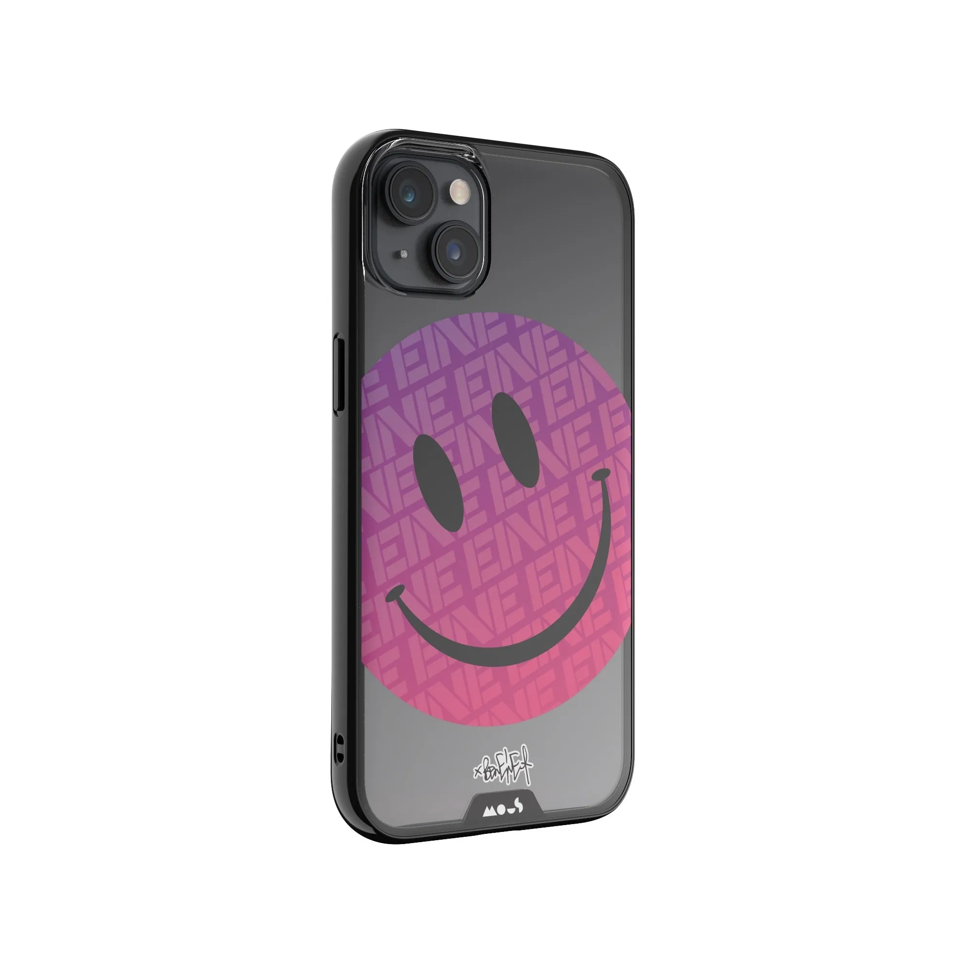 Ben Eine Pink Smiley Printed Phone Case