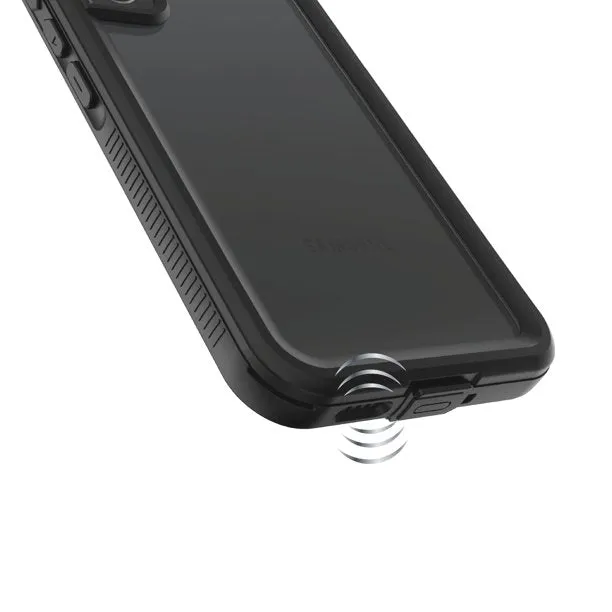 Body Glove 1048401 Samsung Galaxy S22 5G Tidal Waterproof Phone Case- Black/Clear