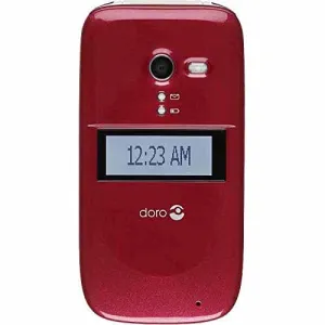 Consumer mobile Doro 626 Flip Cell-Phone - Burgandy - Unlocked - GSM