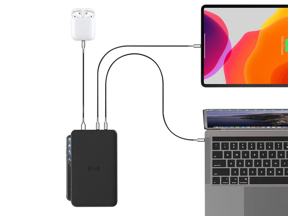 Cygnett ChargeUp Edge  27000mAh Laptop Power Bank & Wireless Phone Charger