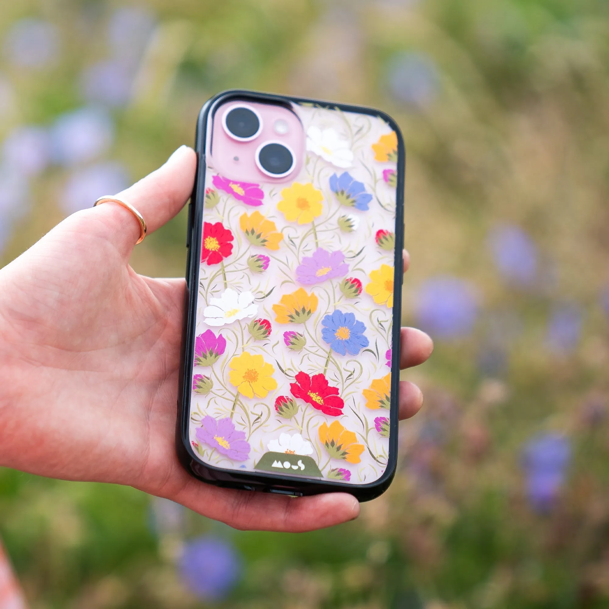 Flowers Printed Phone Case – Cosmos Multicolour
