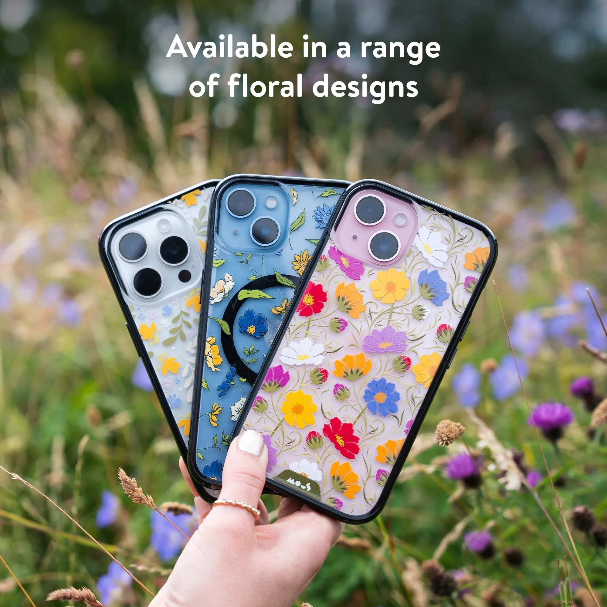 Flowers Printed Phone Case – Cosmos Orange
