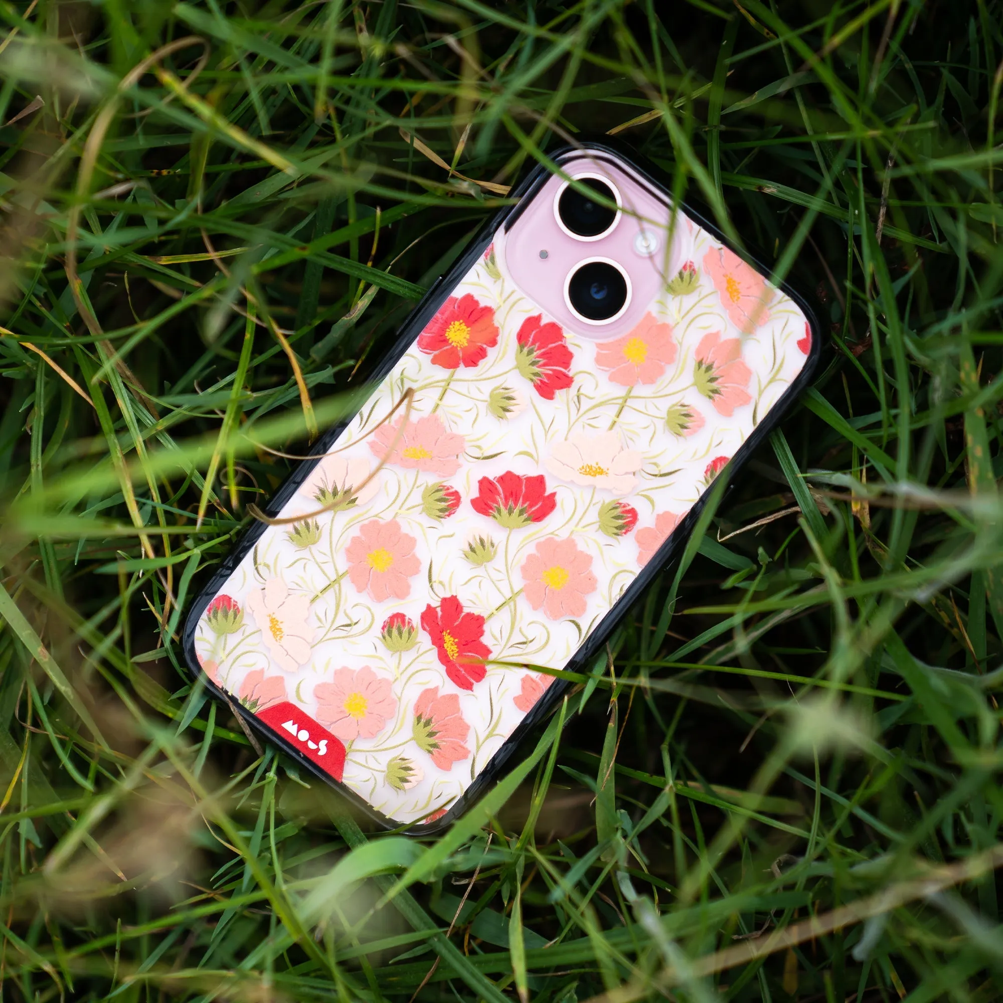 Flowers Printed Phone Case – Cosmos Pink