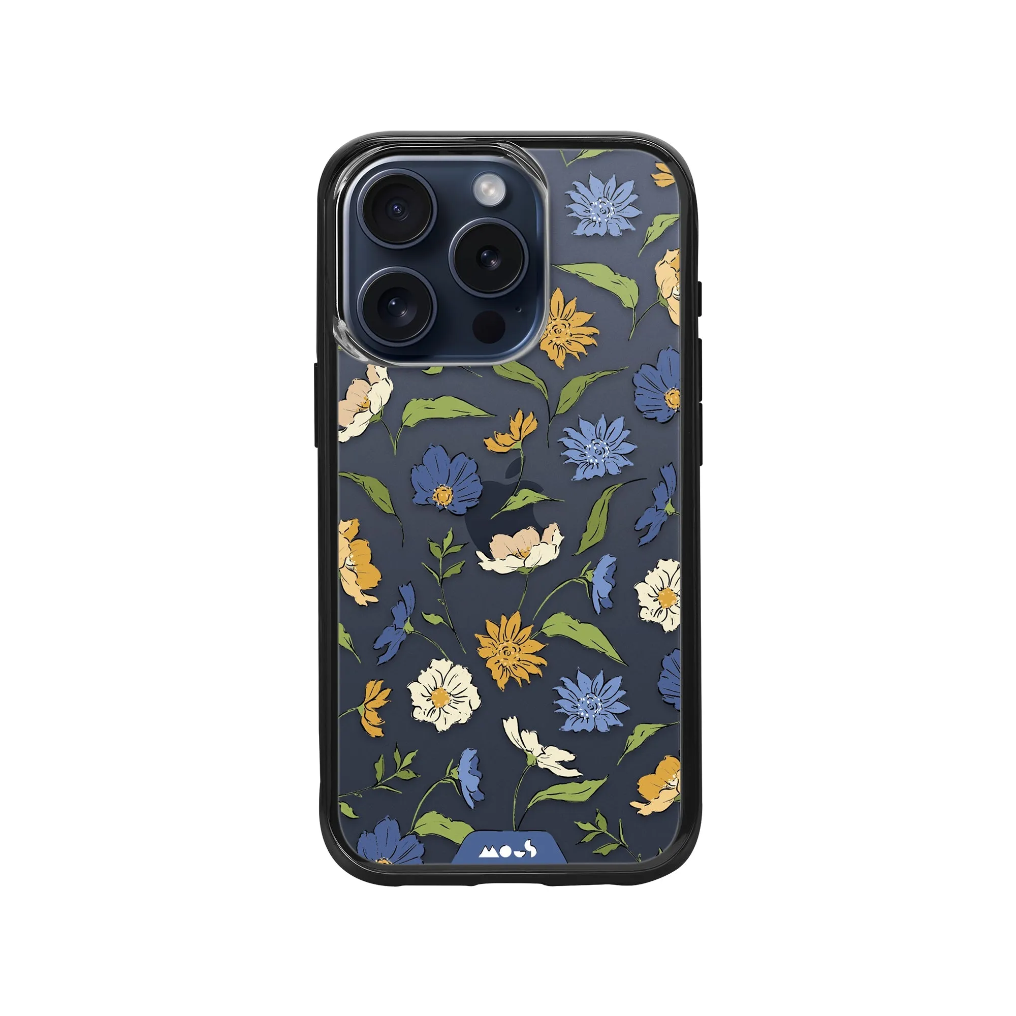 Flowers Printed Phone Case – Floral Blue