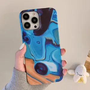 For iPhone 11 Marble Shockproof PC Phone Case