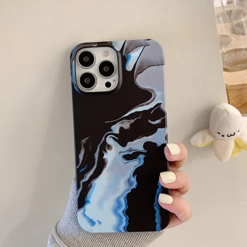 For iPhone 11 Marble Shockproof PC Phone Case