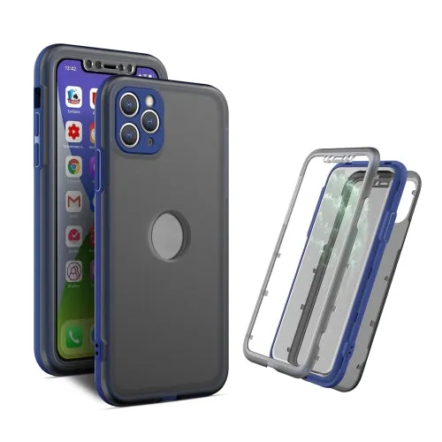For iPhone 11 Skin Feel 360 Degrees Full Package PC   TPU Combination Phone Case