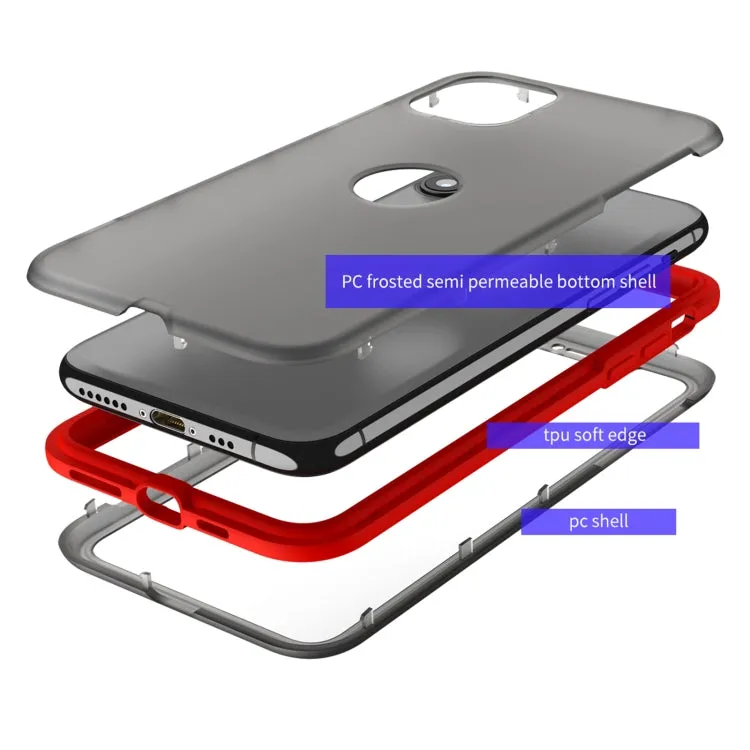 For iPhone 11 Skin Feel 360 Degrees Full Package PC   TPU Combination Phone Case