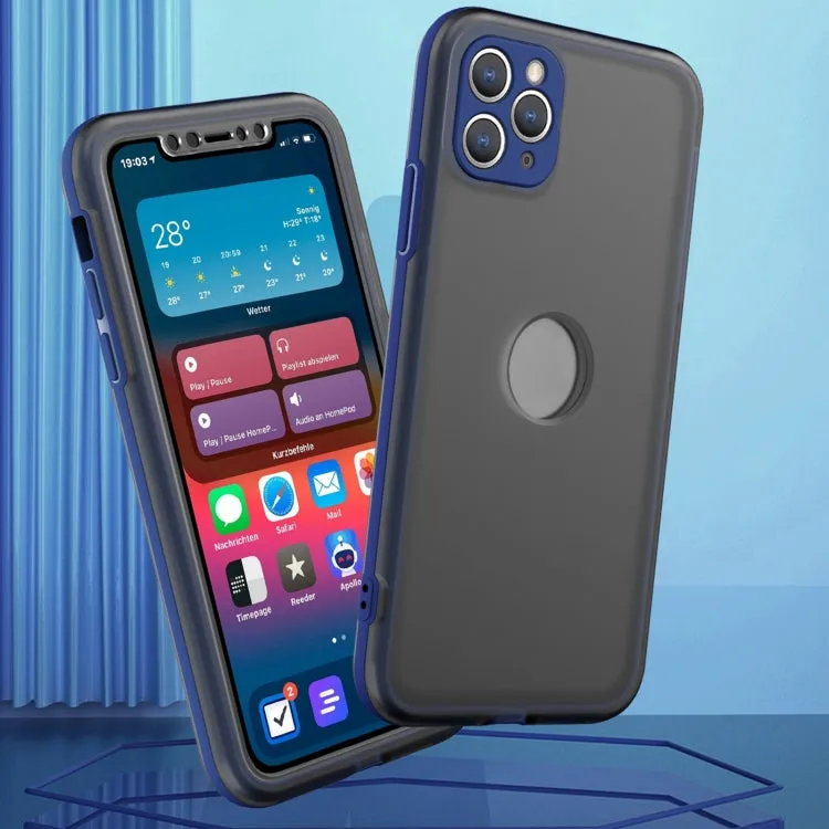 For iPhone 11 Skin Feel 360 Degrees Full Package PC   TPU Combination Phone Case