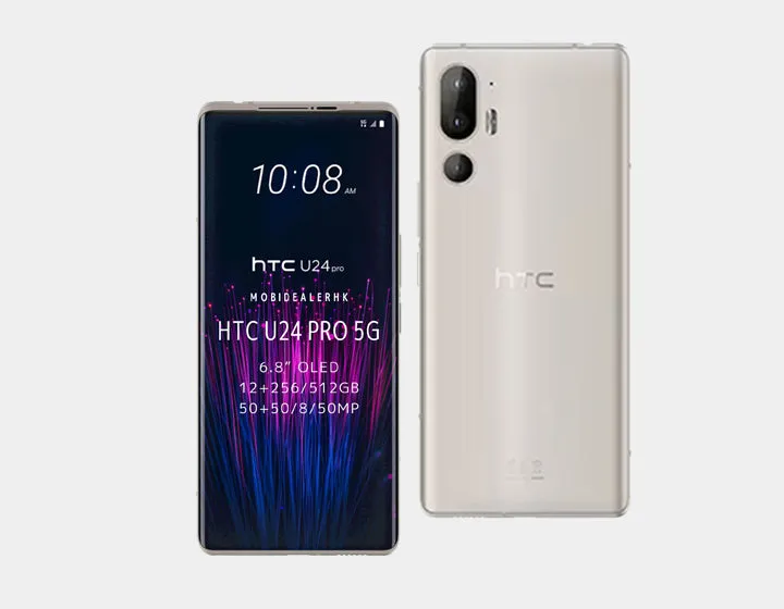 HTC U24 Pro 5G Dual SIM 512GB ROM 12GB RAM GSM Unlocked - White