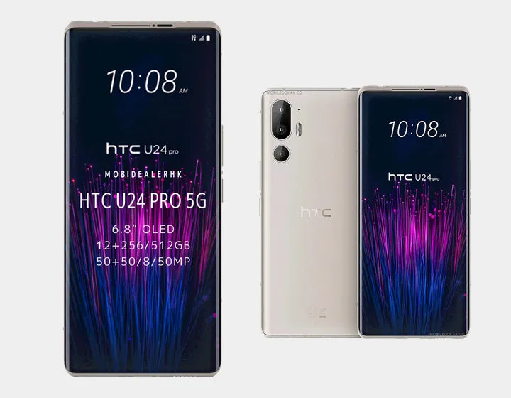 HTC U24 Pro 5G Dual SIM 512GB ROM 12GB RAM GSM Unlocked - White