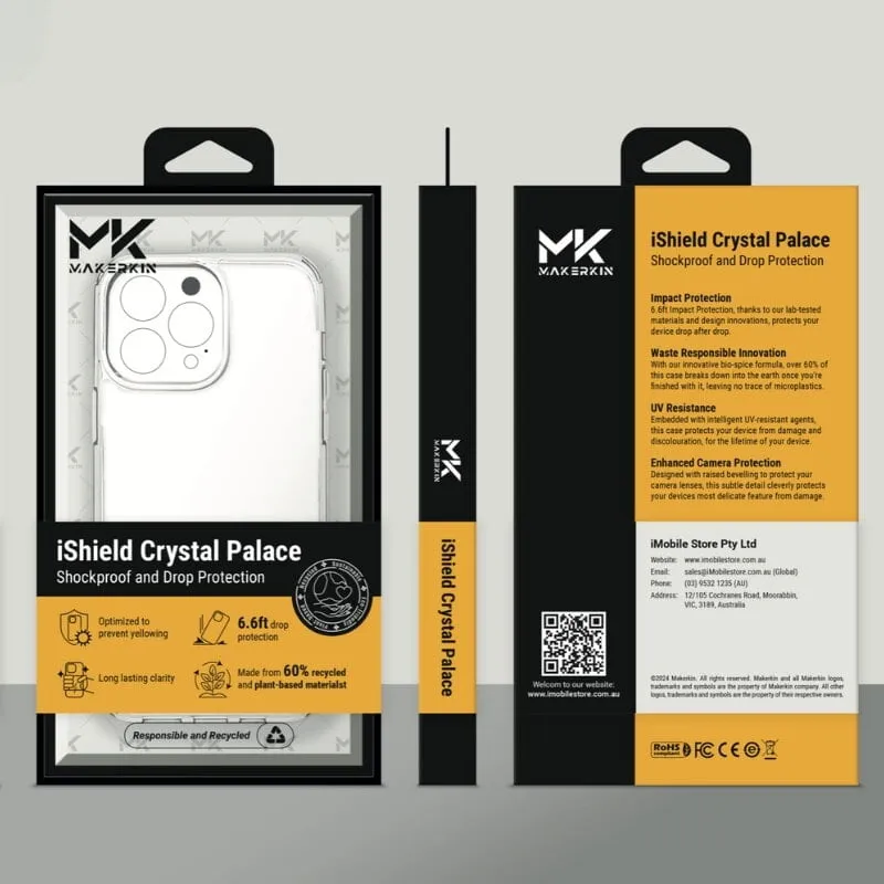 iShield Crystal Palace Clear Case for iPhone 16 Pro Max