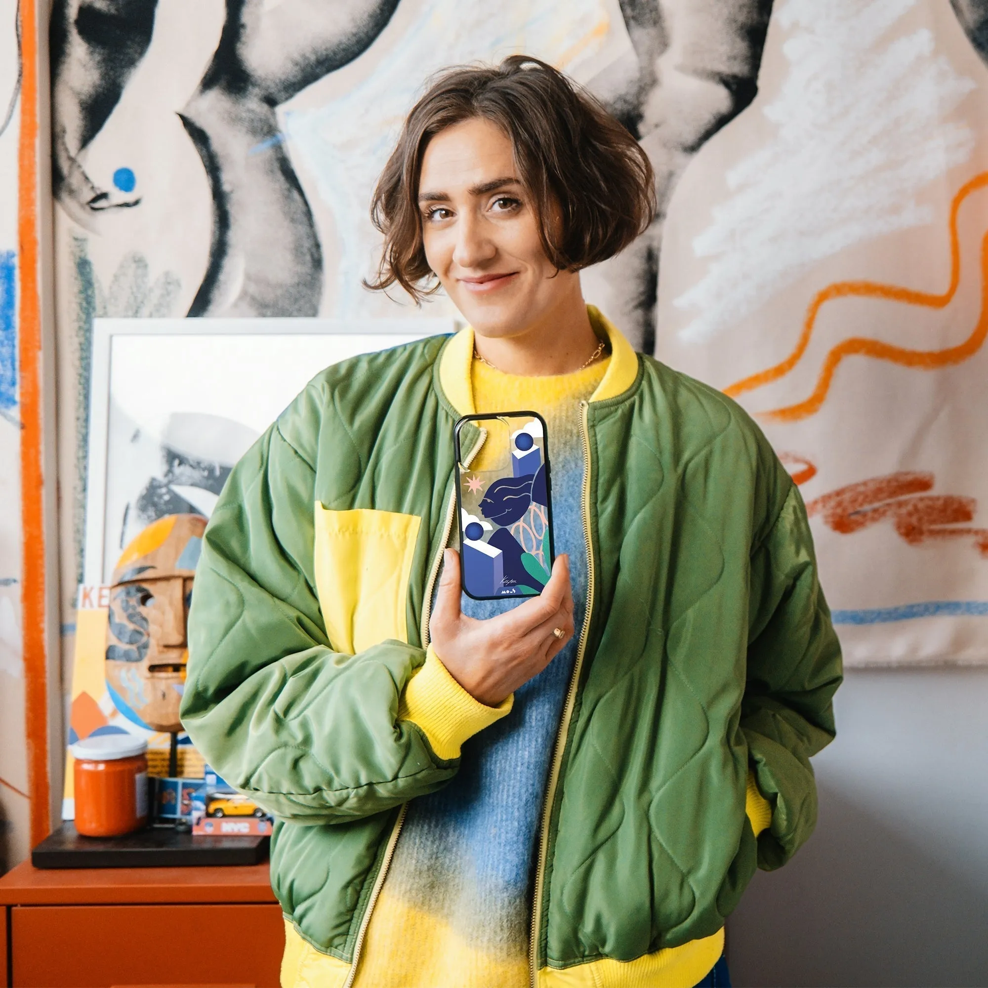 Kelly Anna Sky High Printed Phone Case